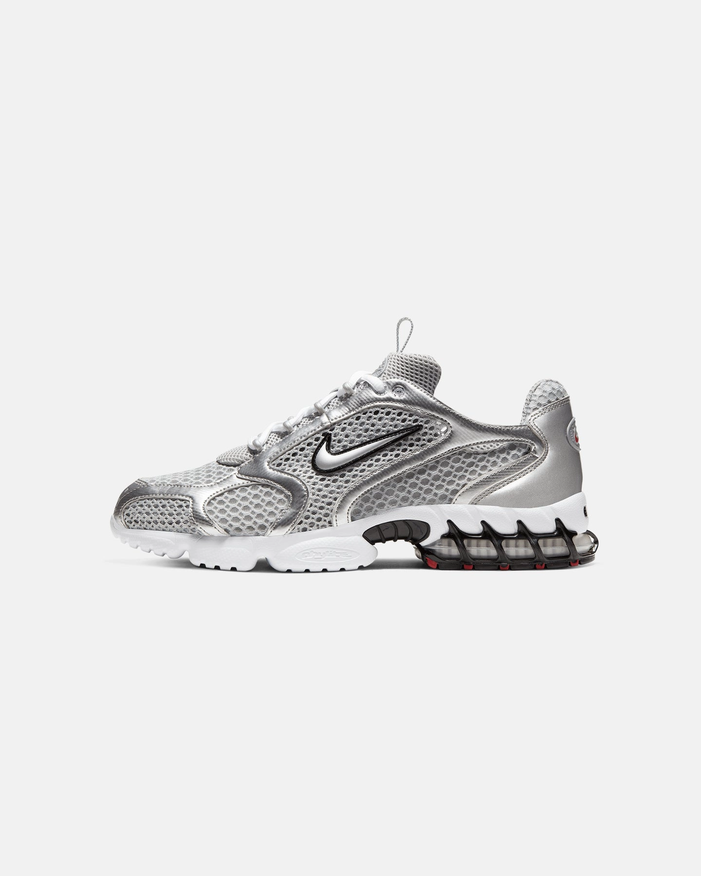 Supportive Style Quiet Lane Nike Air Zoom Spiridon Cage 2 Light Smoke Grey/Metallic Silver