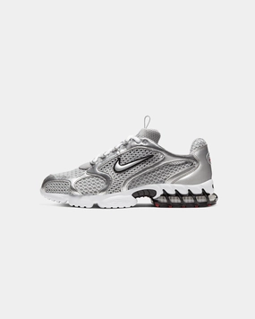 Supportive Style Quiet Lane Nike Air Zoom Spiridon Cage 2 Light Smoke Grey/Metallic Silver