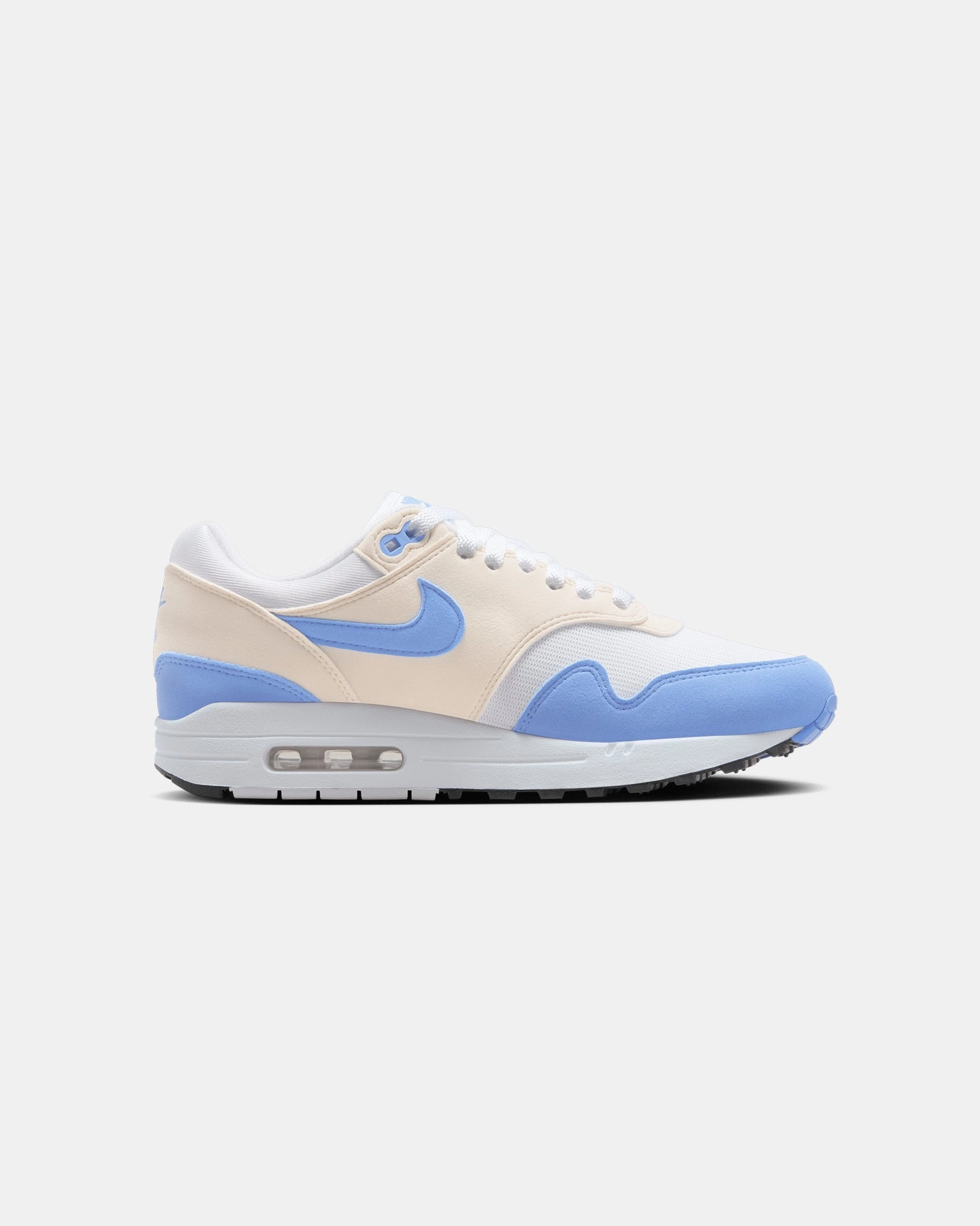 Nike Women's Air Max 1 White/Royal Pulse-Phantom Black rustic Torsional Rigidity Control