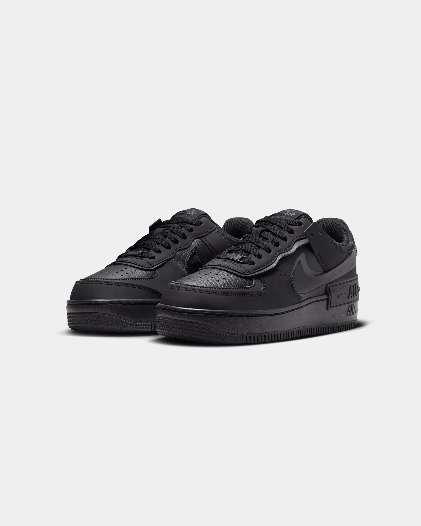 Nike Women's Air Force 1 Shadow Black Moisture Management Layer