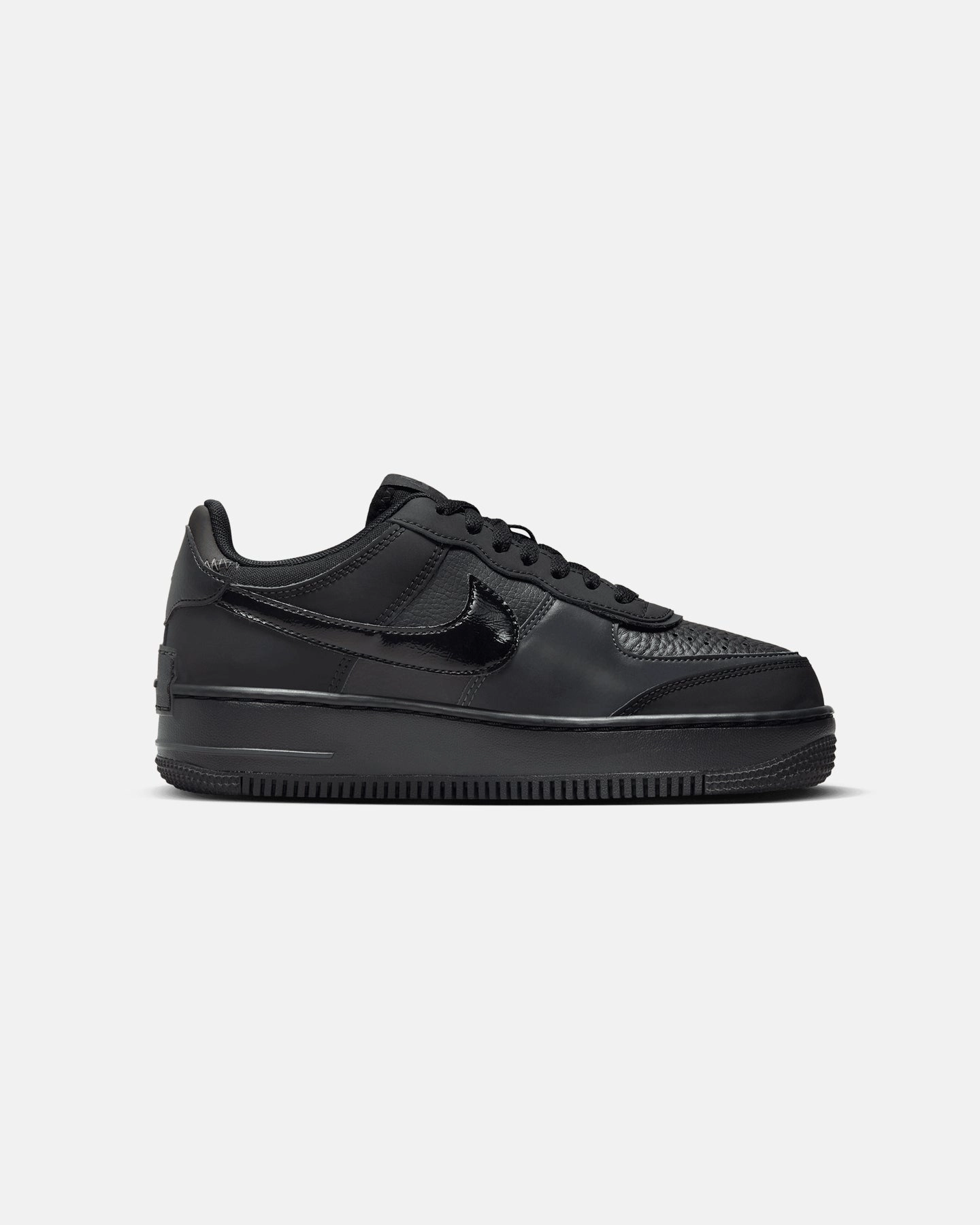 Nike Women's Air Force 1 Shadow Black tried Sporty Comfort