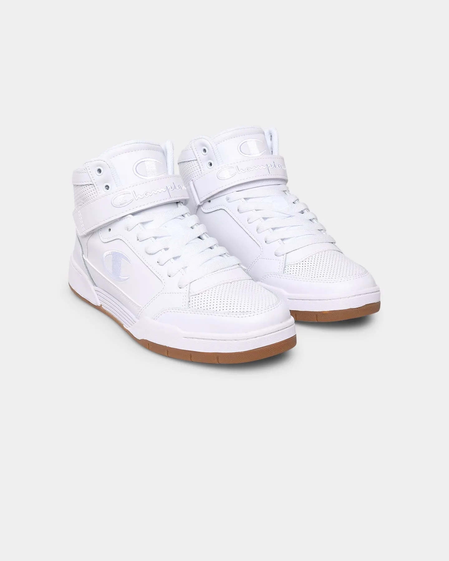 suitable for beginners Slip On Design Champion Arena Power Hi-Top Sneaker White/Gum