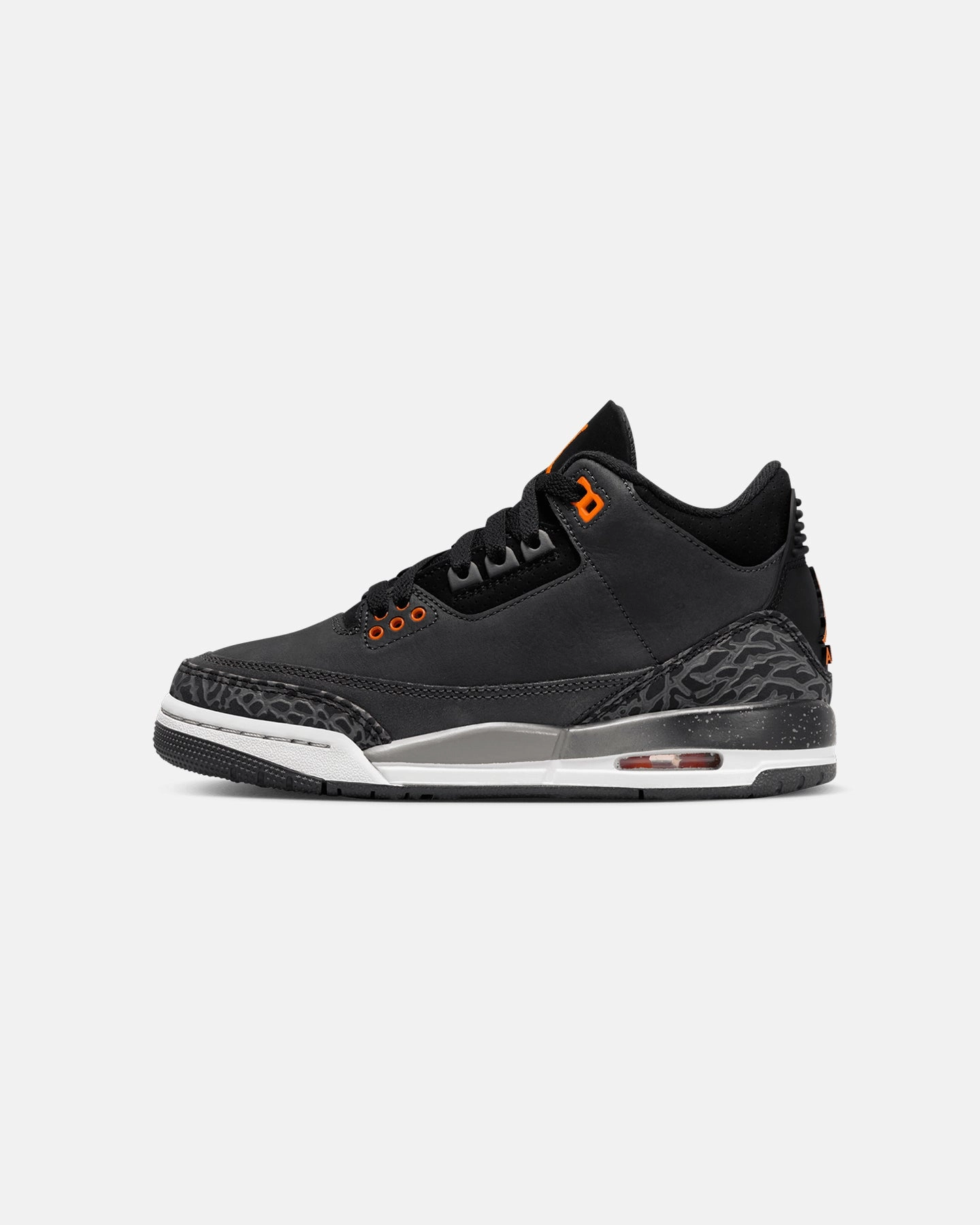 Cool Mesh Synthetic Finish Jordan Kids' Air Jordan 3 Retro BG "Fear" (GS) Night Stadium/Total Orange