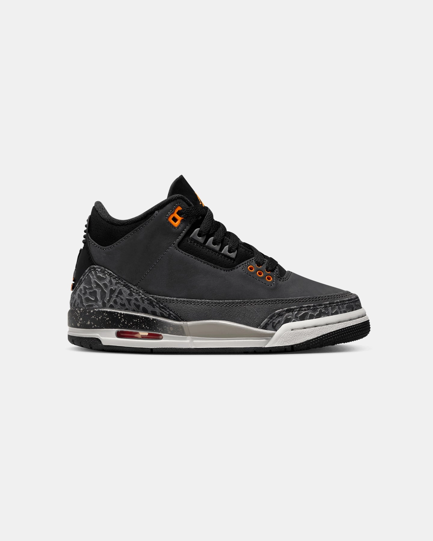 Jordan Kids' Air Jordan 3 Retro BG "Fear" (GS) Night Stadium/Total Orange Breathable Inserts Dynamic flex