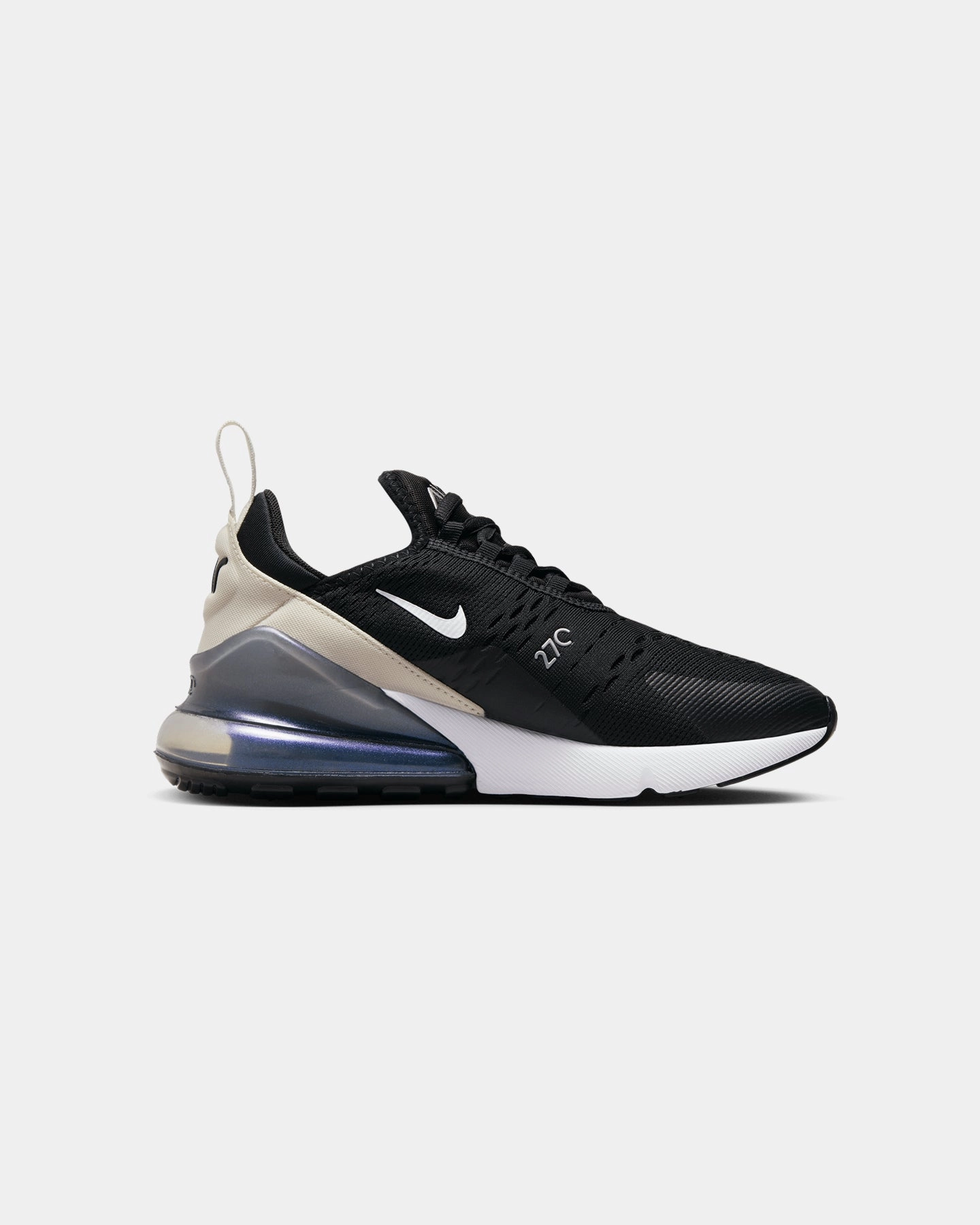 most durable Moisture Wicking Lining Nike Women's Air Max 270 Essential Style Black/Metallic