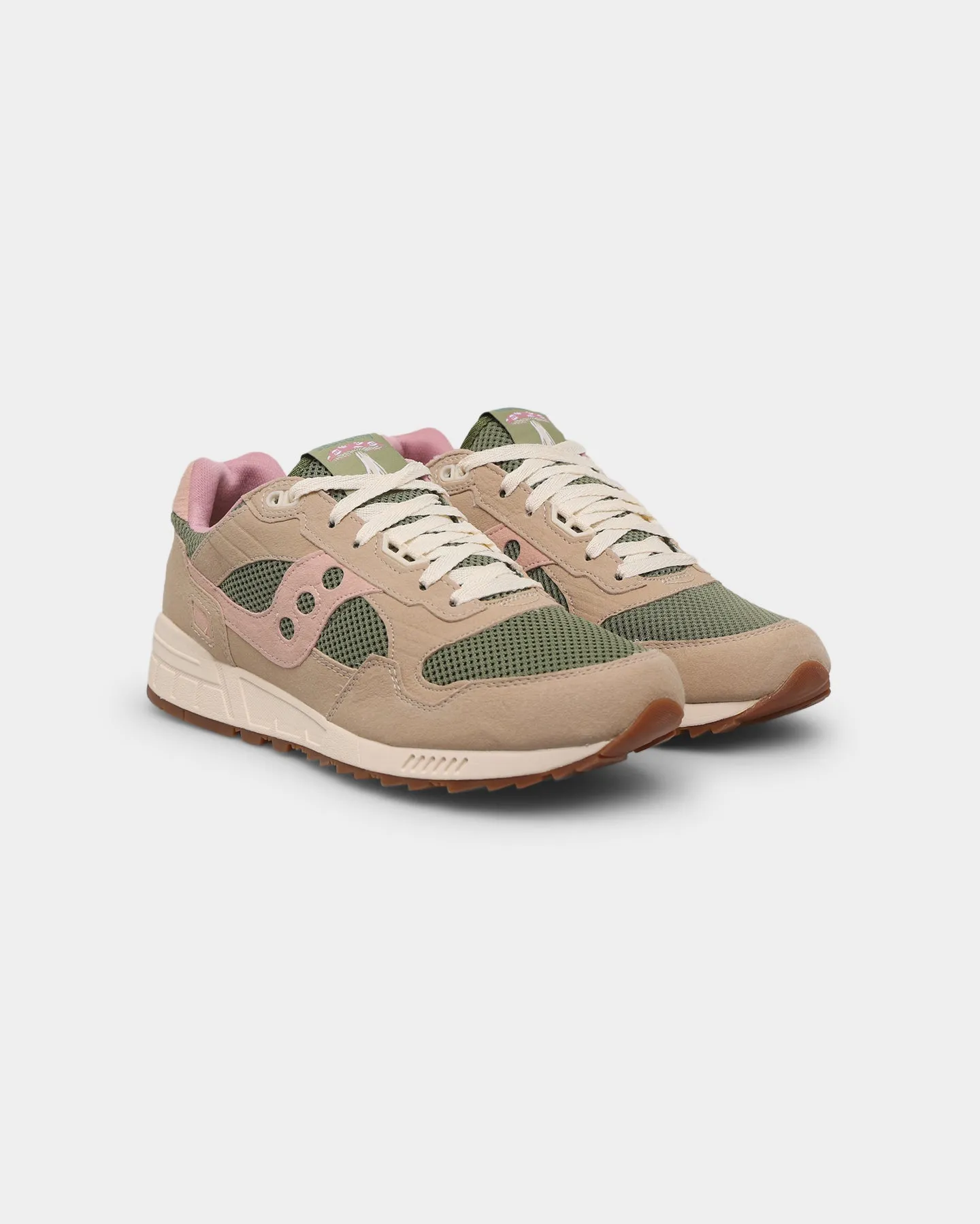 Sock Like Fit Anti Static Sole Saucony Shadow 5000 Tan/Olive