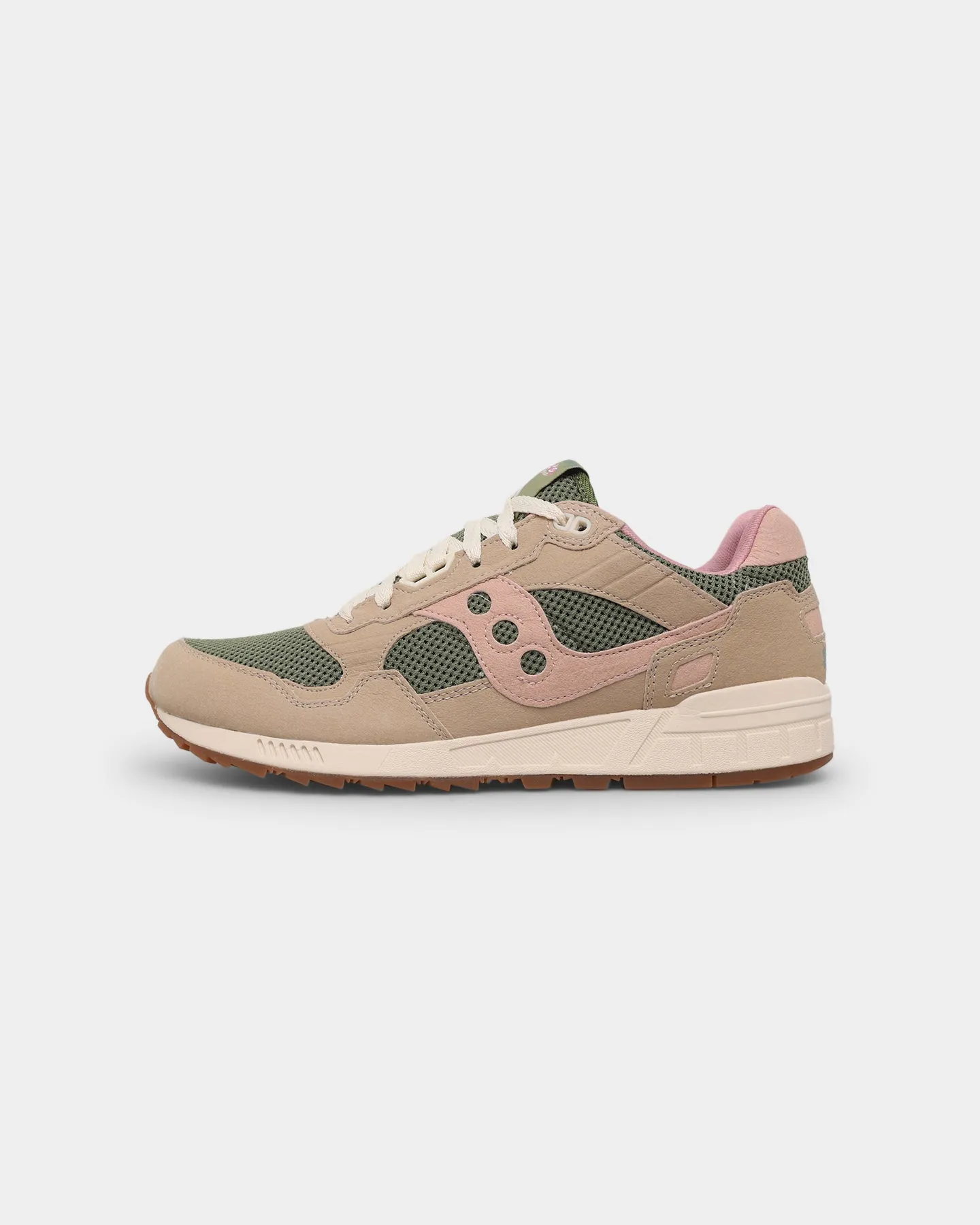 Saucony Shadow 5000 Tan/Olive Torsion Control System Torsion Stability