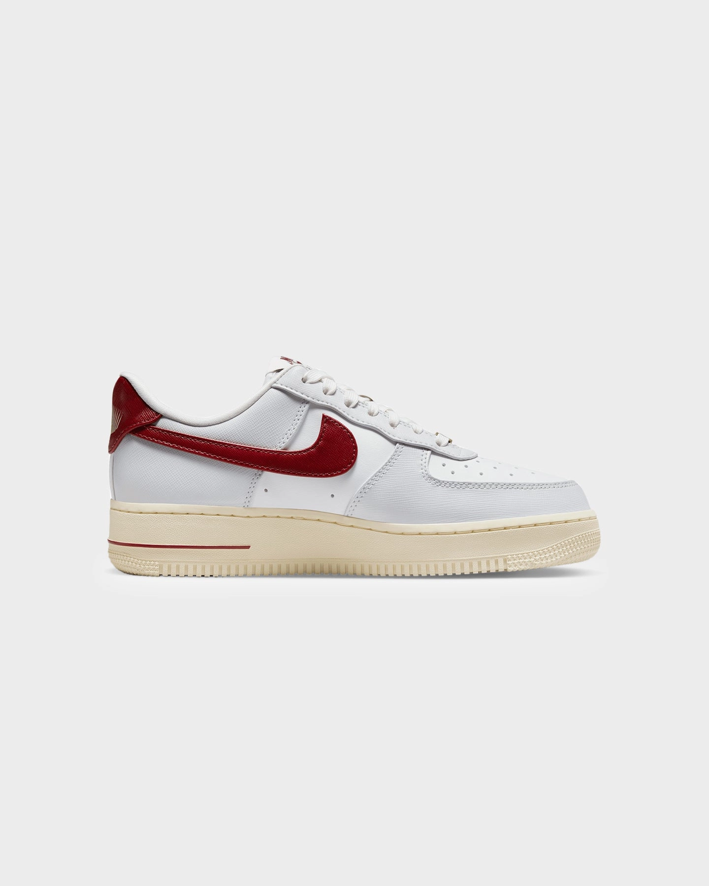 Nike Women's Air Force 1 '07 SE "Swoosh Pocket" Photon Dust/Team Red evening Anti - fatigue