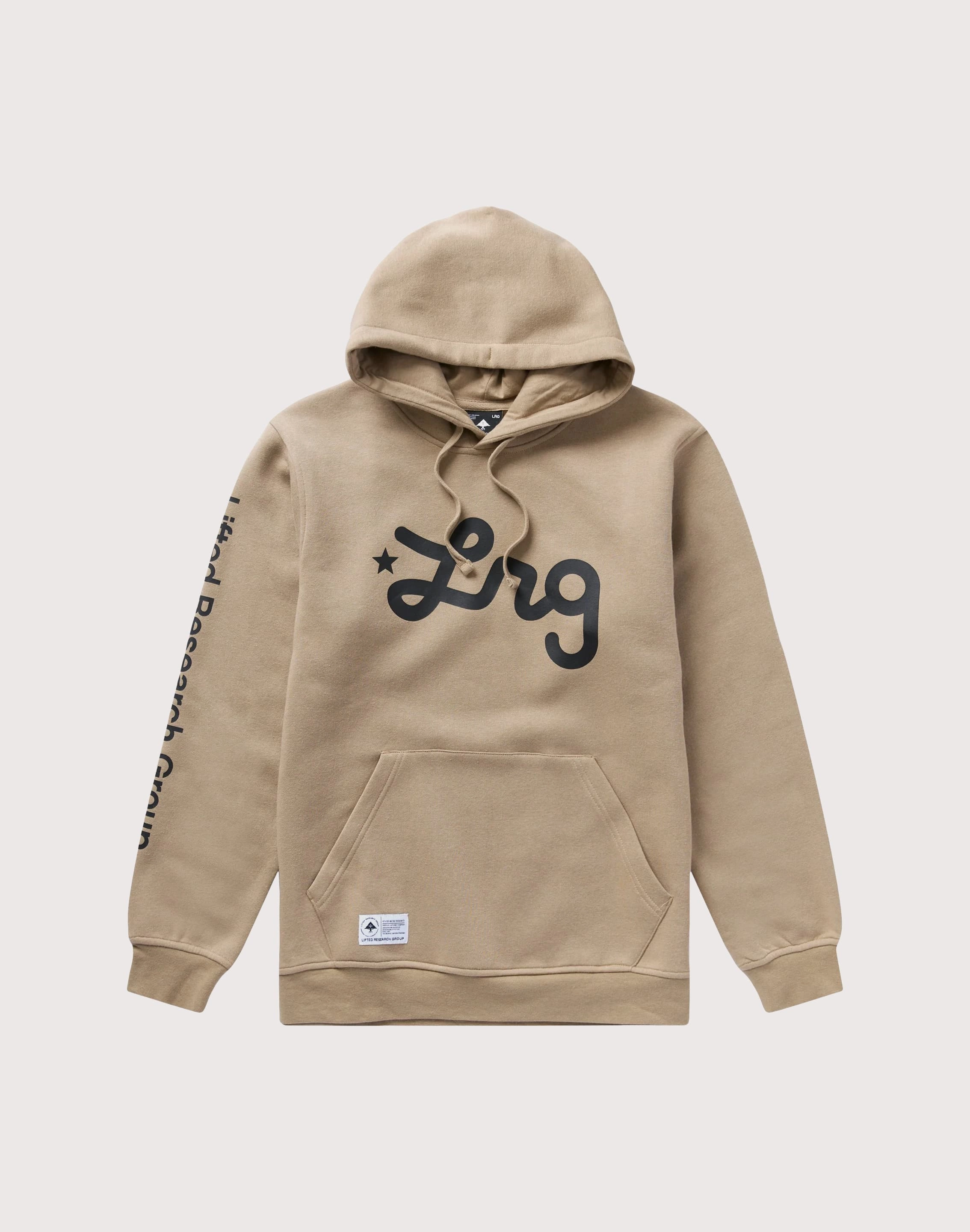 School - Friendly Durable tread Lrg Lifted Script Pullover Fleece Hoodie