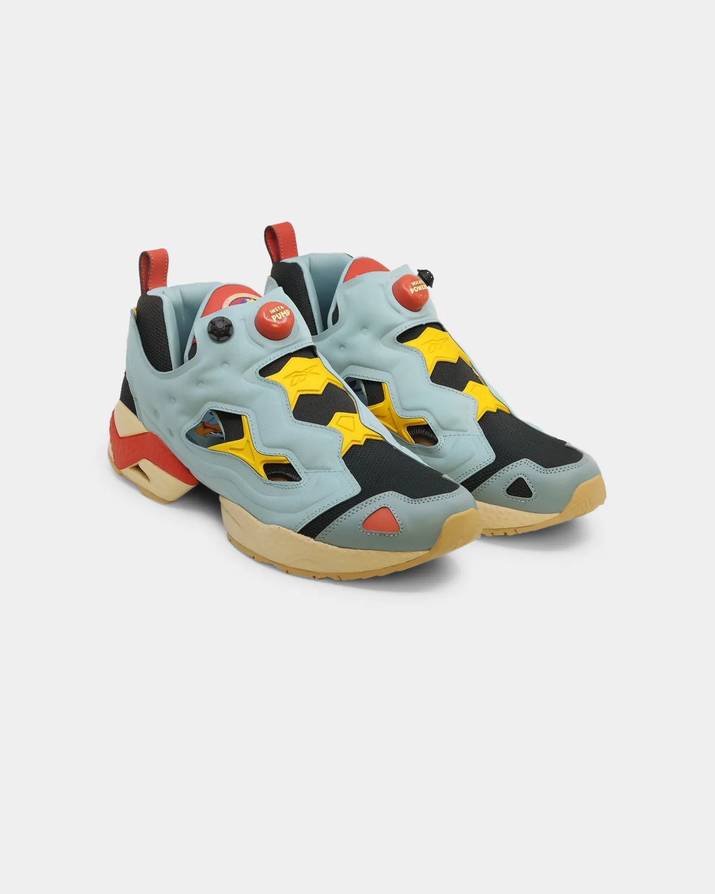 Reebok Reebok X Looney Toons Instapump Fury 95 Whisper Teal/Rhodonite/Always Yellow Unified Density Midsole Ballet Flats