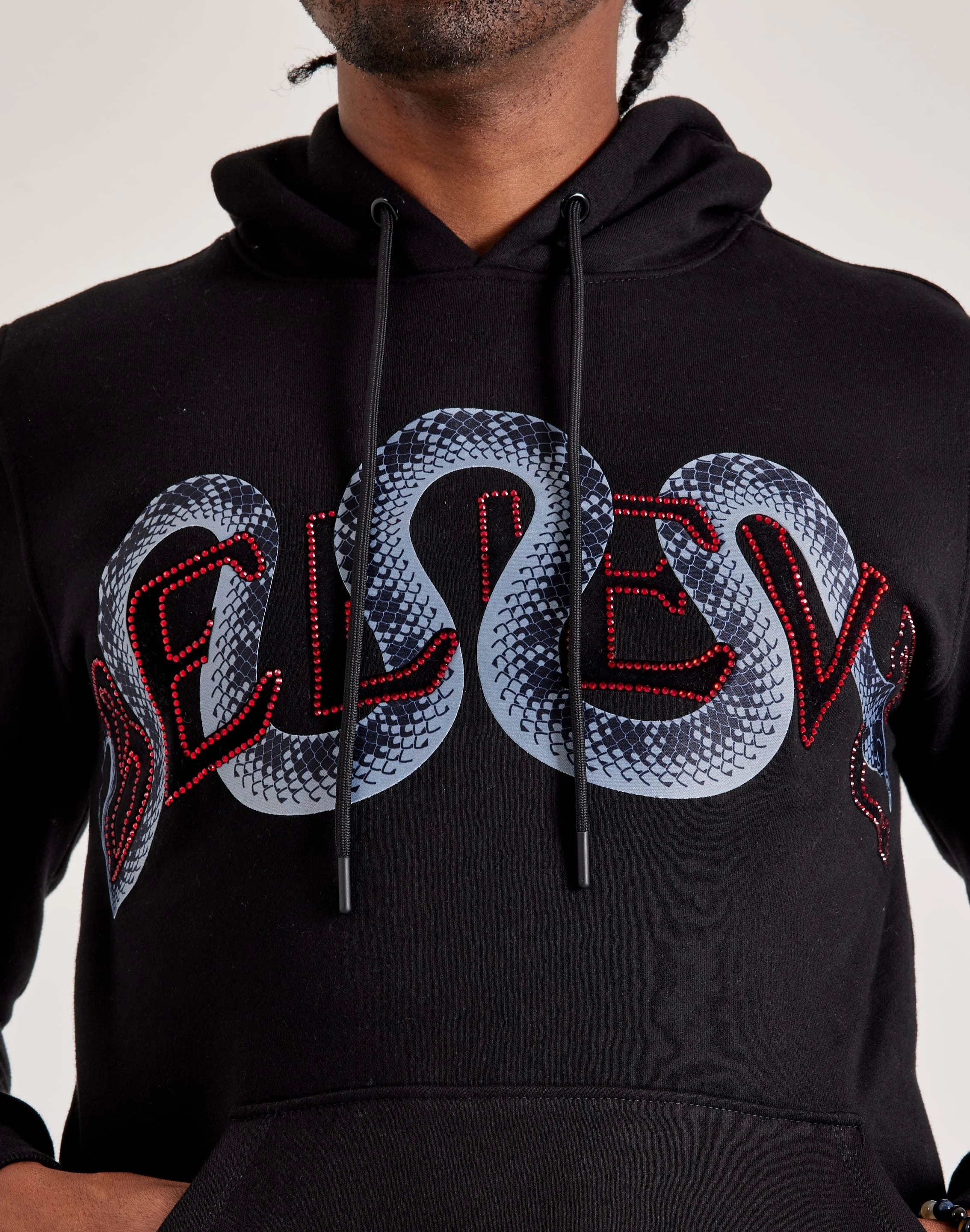 Central Mills The Exorcist Believer Snake Hoodie Breathable mesh