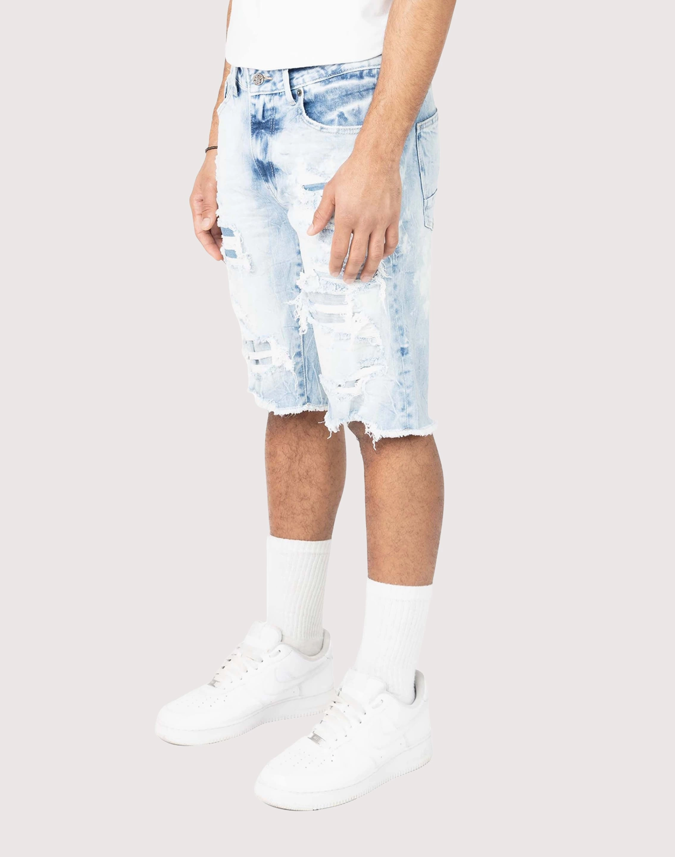smoothest most formal Grindhouse Rip N Repair Denim Shorts