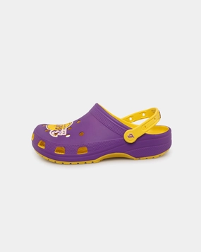 Crocs X NBA Los Angeles Lakers Classic Clog OTC Heat Sealed Seam Technology Pressure Dispersion