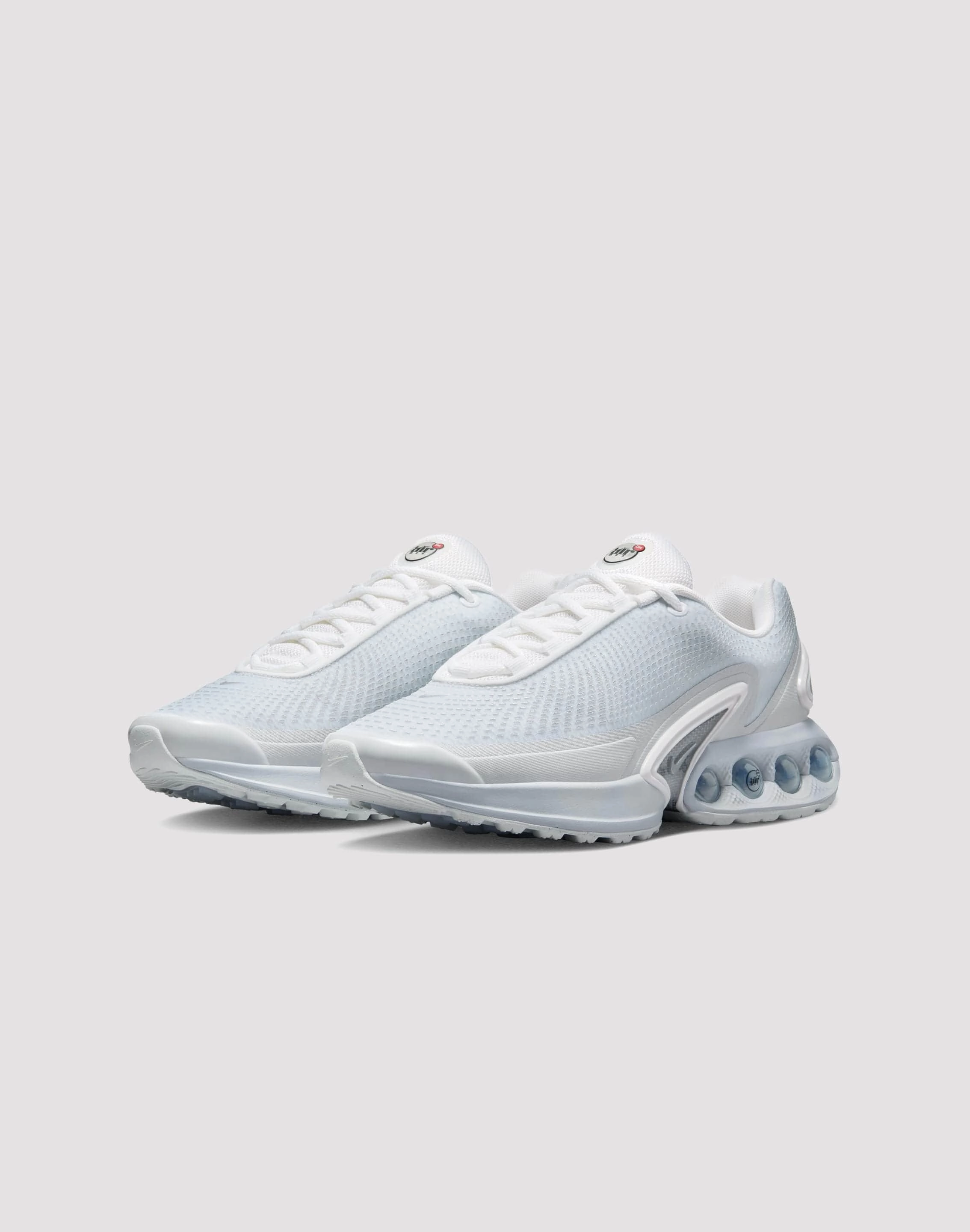 Nike Air Max Dn White/Metallic Silver Cooling system Abrasion Resistant Materials