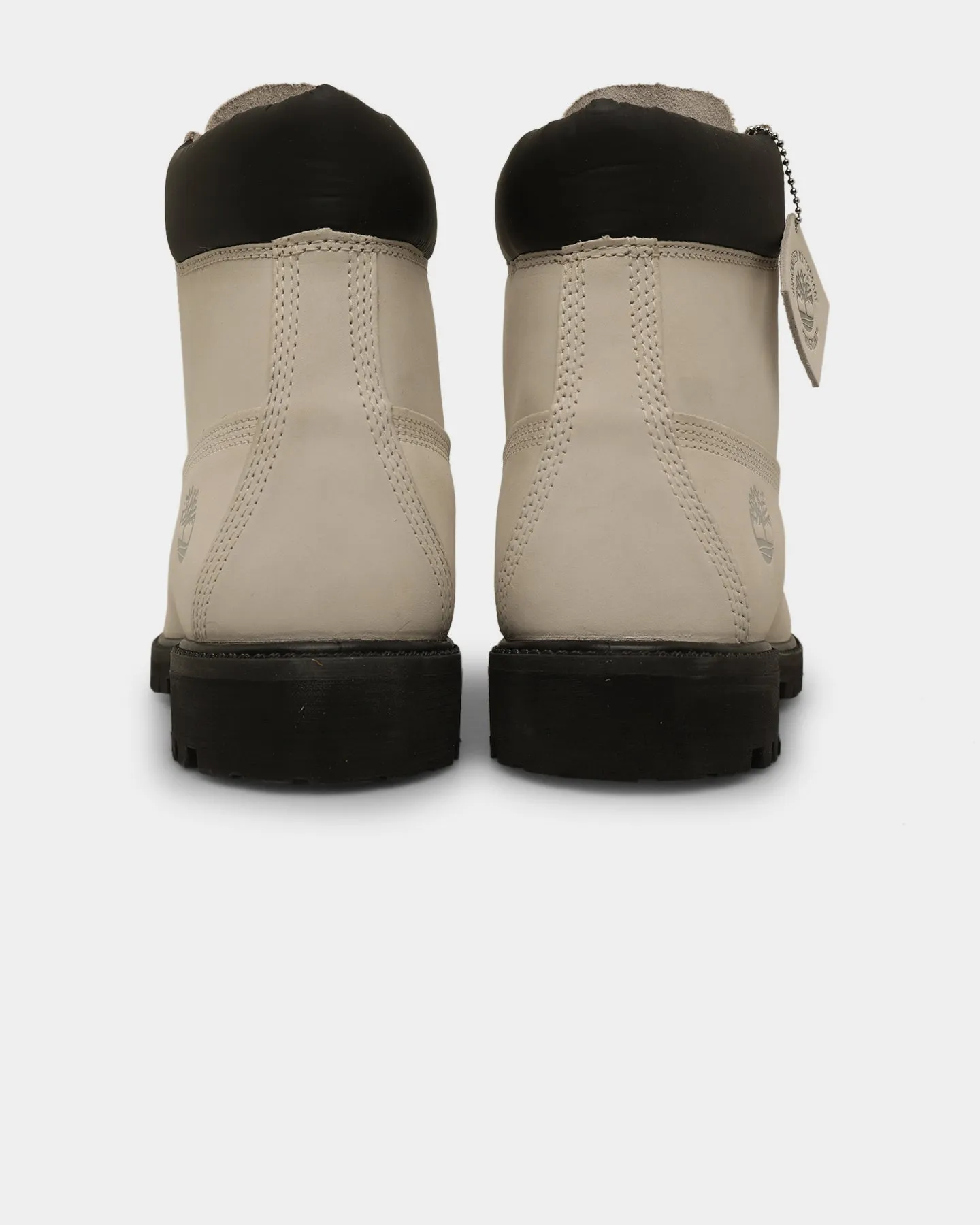 Timberland 6" Premium Boot White Nubuck Odor-resistant Trend-setting ease