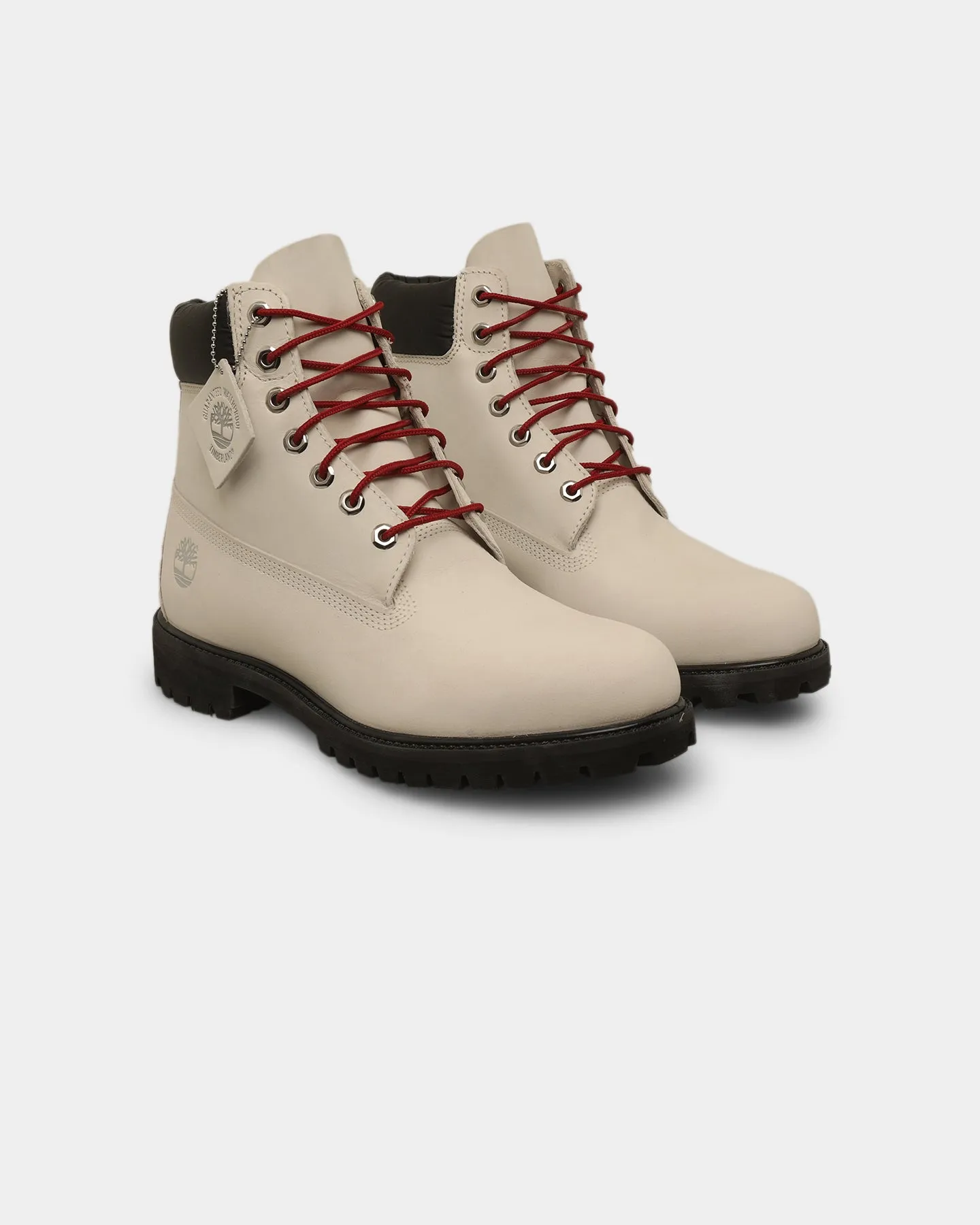 Timberland 6" Premium Boot White Nubuck combat boots