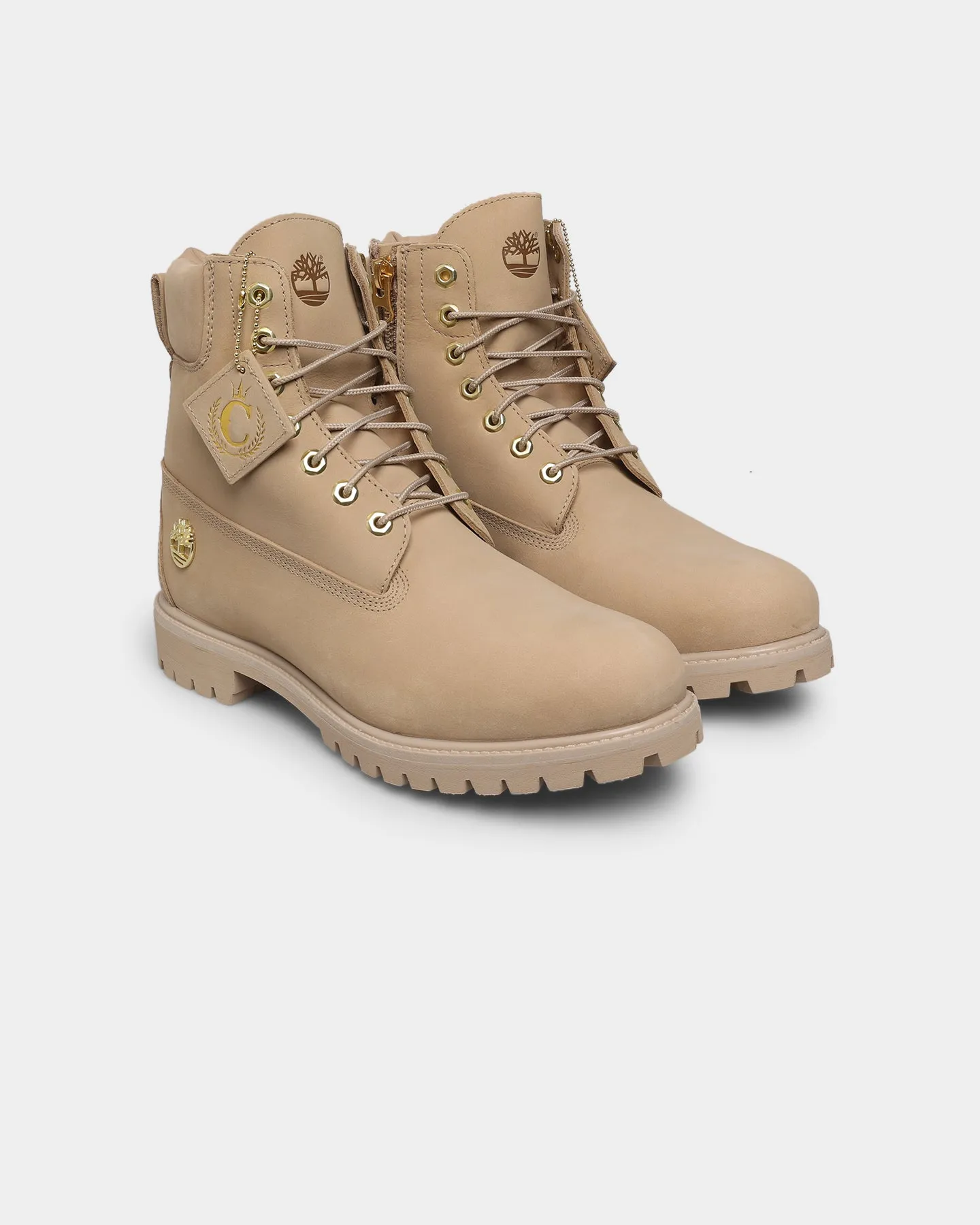 Timberland X Culture Kings 6" Premium Boot World Exclusive Collaboration Hummus/Gold Breathable mesh hikers