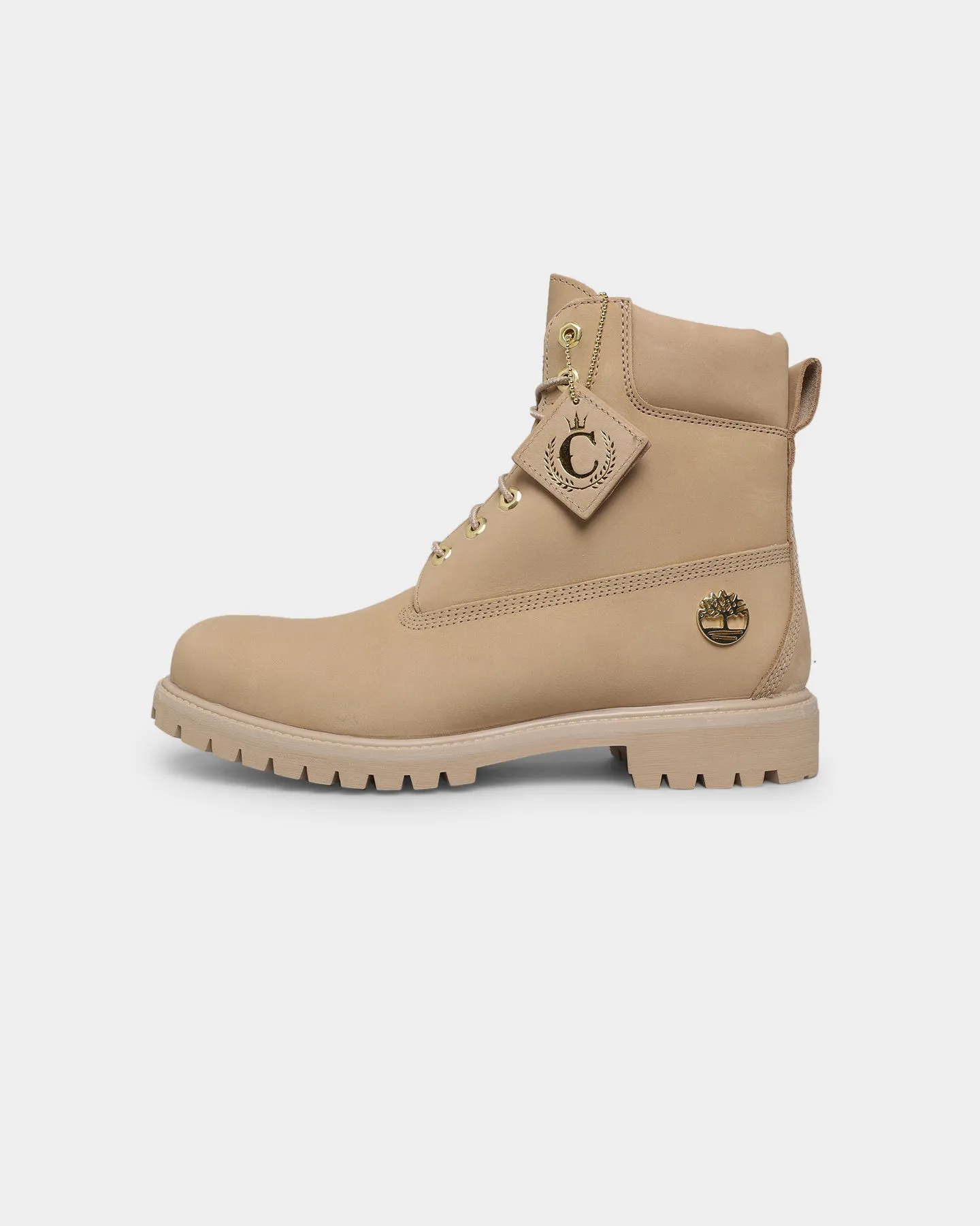 Timberland X Culture Kings 6" Premium Boot World Exclusive Collaboration Hummus/Gold Impact Dispersing Structure