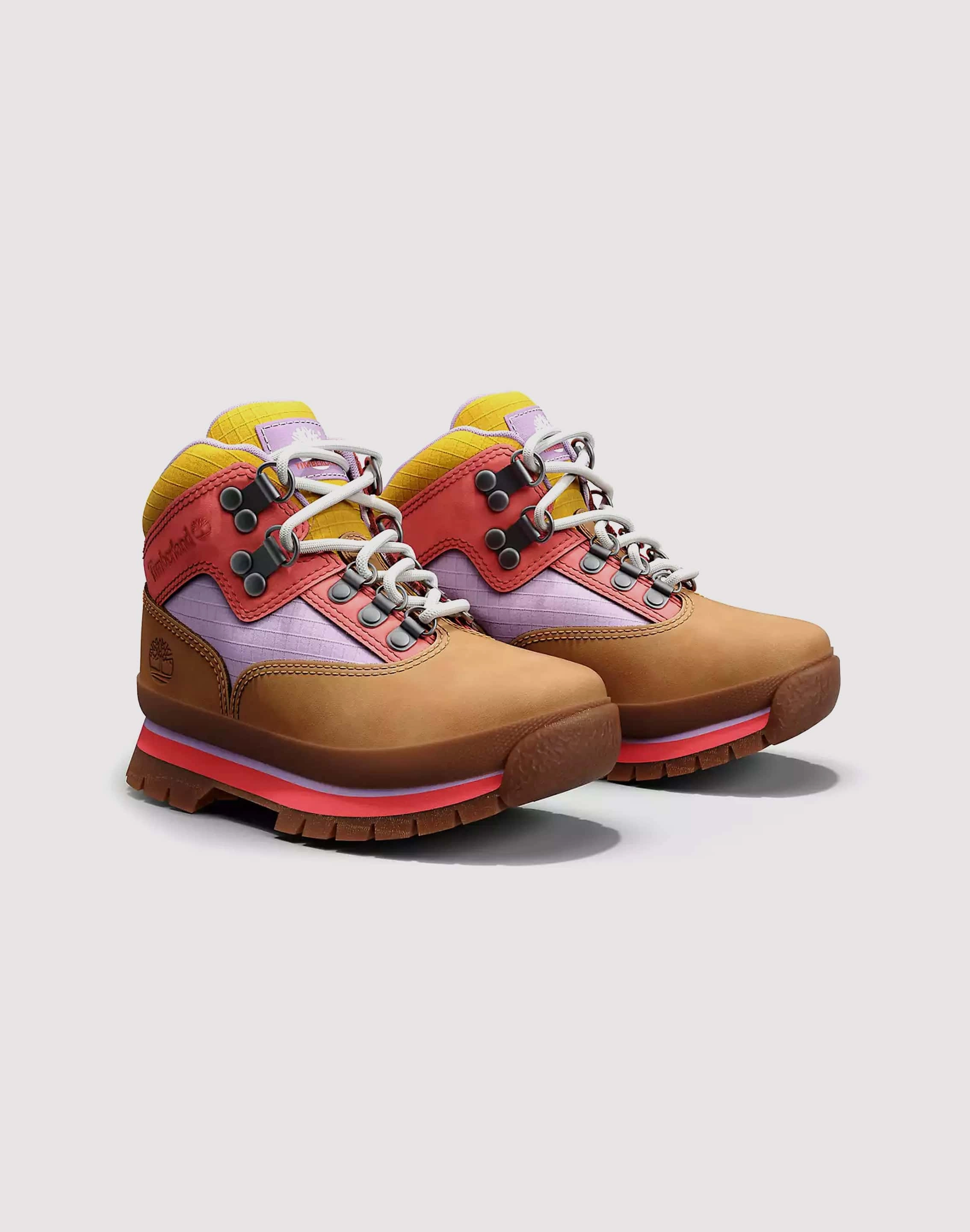 Timberland Euro Hiker Mid Lace Up Boot Toddler Elastic Band most difficult