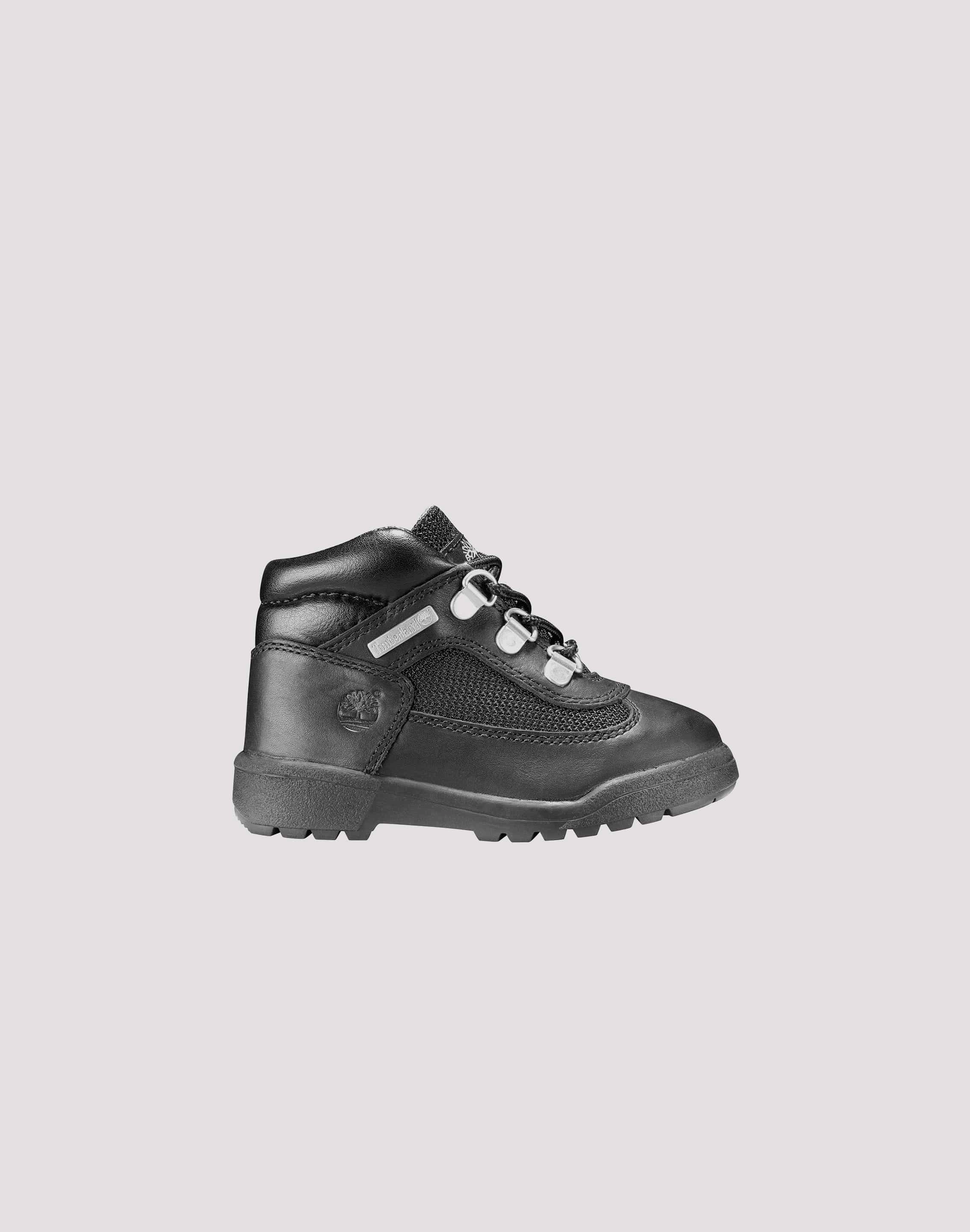 Timberland Premium Mid Toddler Boys' "Black" Field Boot british retro