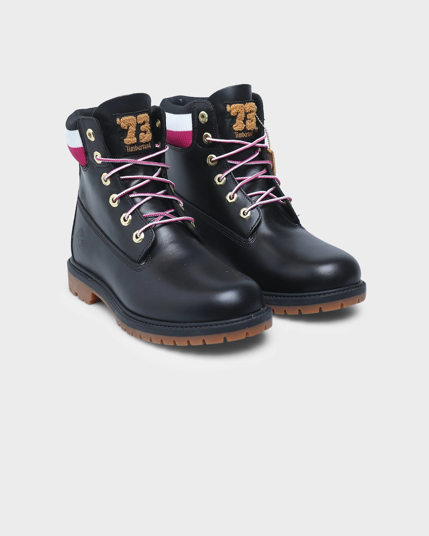 Timberland Women's 6" Heritage Boot Black/Pink professional - style Typical