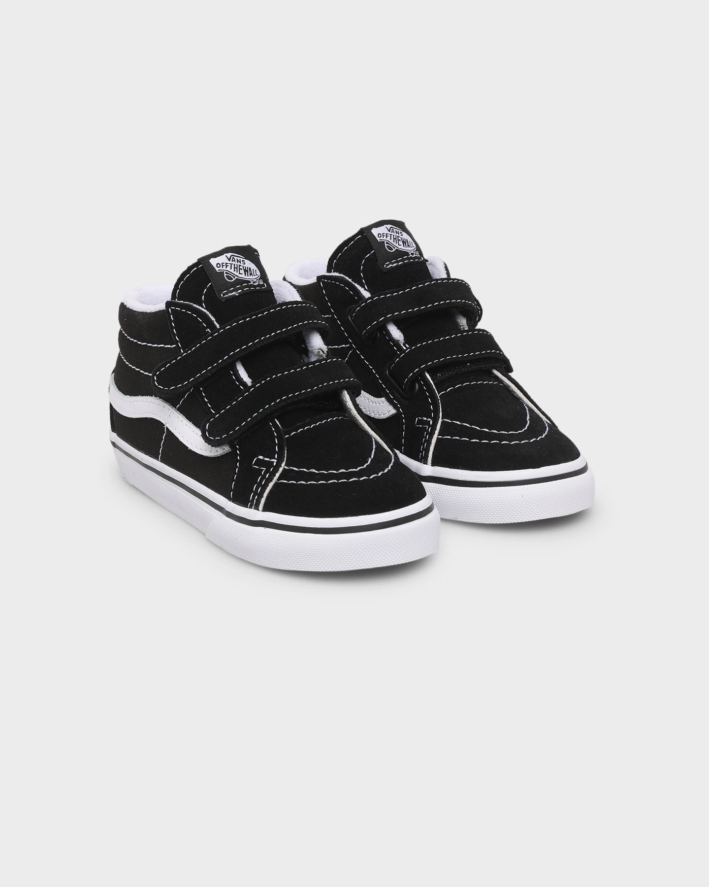 Enhanced Mobility Phylon Midsole Construction Vans Infants' Sk8-Mid Reissue V Black/True White