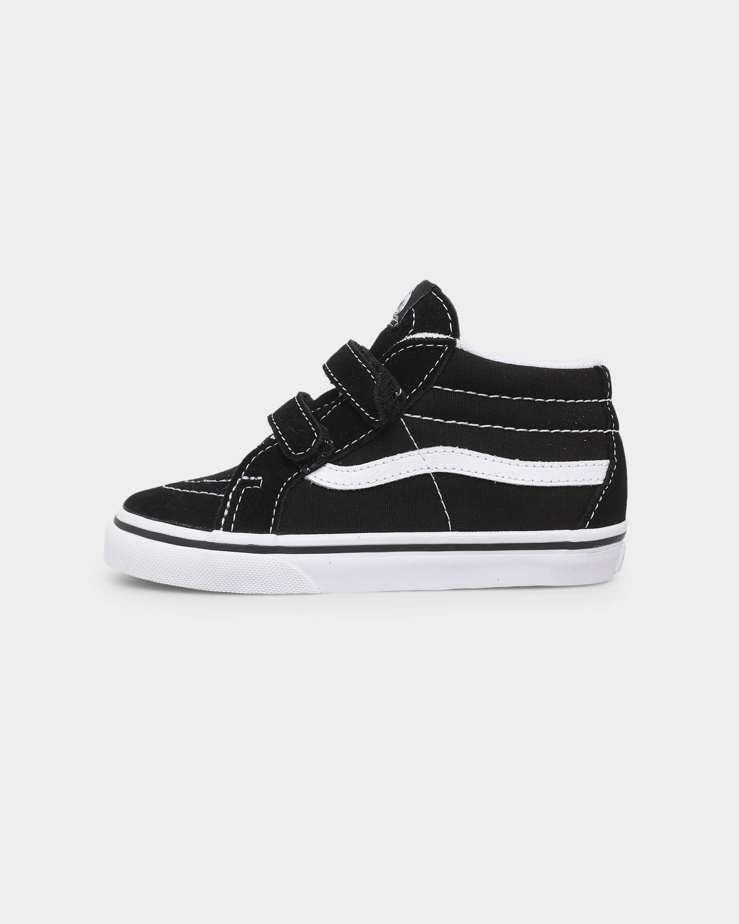 Vans Infants' Sk8-Mid Reissue V Black/True White Glam support