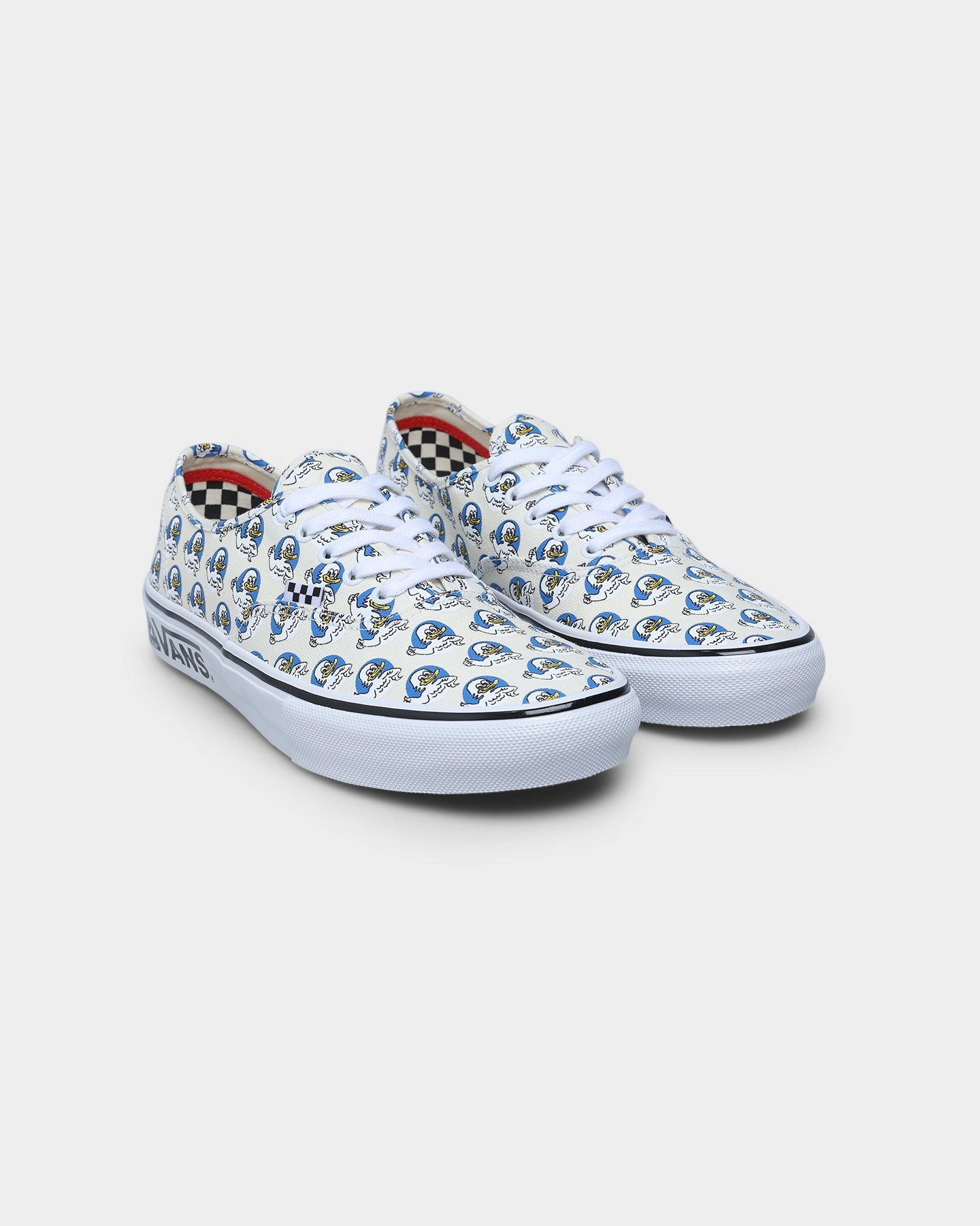 Palace X Vans Skate Authentic Classic White Rubberized Traction