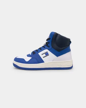 work - appropriate Tommy Jeans Mid Cut Basketball Trainers Ultra Blue