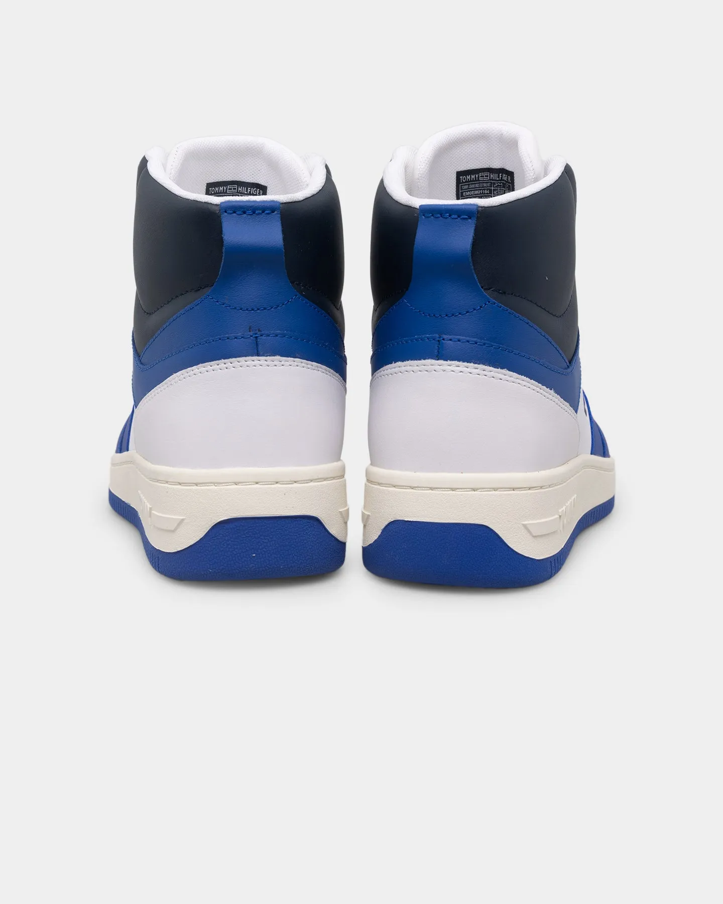 Dynamic piece outdoor shoe functions Tommy Jeans Mid Cut Basketball Trainers Ultra Blue