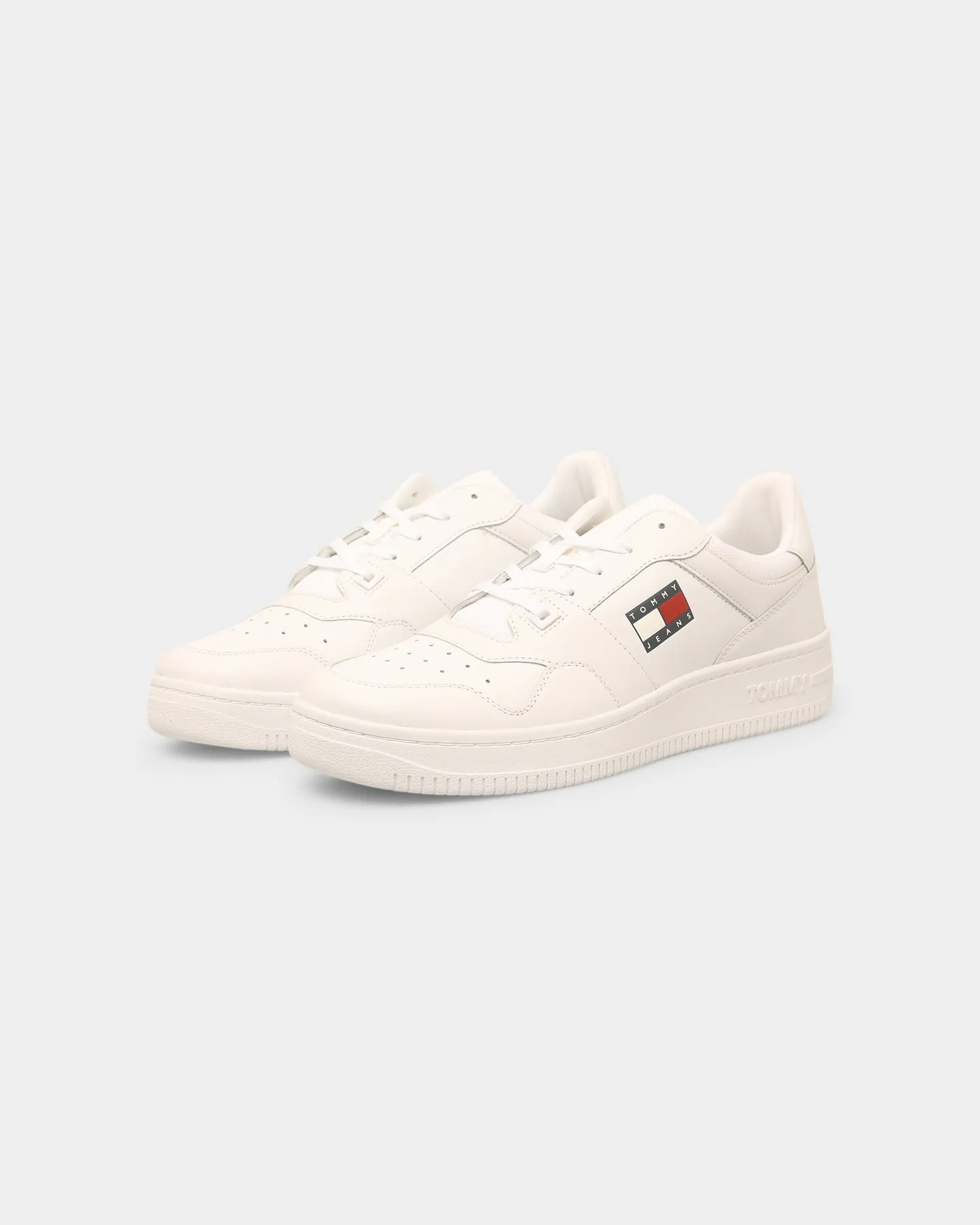 Tommy Jeans Retro Basket White low - cut Non Slip Tread