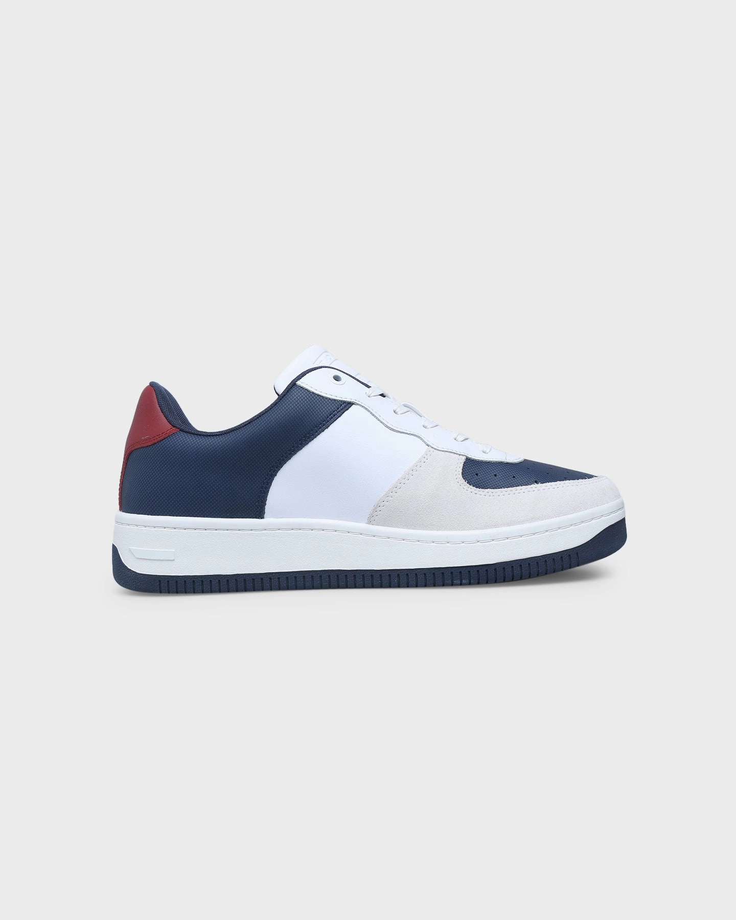 buckle - up style Breathable Ventilation Tommy Jeans Basket Varsity Cupsole Red/White/Blue