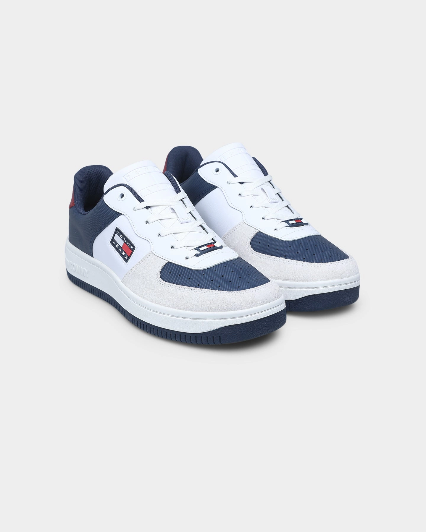 Tommy Jeans Basket Varsity Cupsole Red/White/Blue Eco Friendly Manufacturing Process