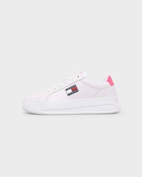 ethnic Rigidity Control Tommy Jeans Women's TJ City Flatform Shoes White
