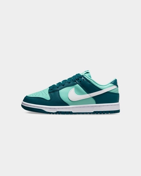 Roomy Sturdy Outsole Design Nike Women's Dunk Low "Geode Teal" Geode Teal/White