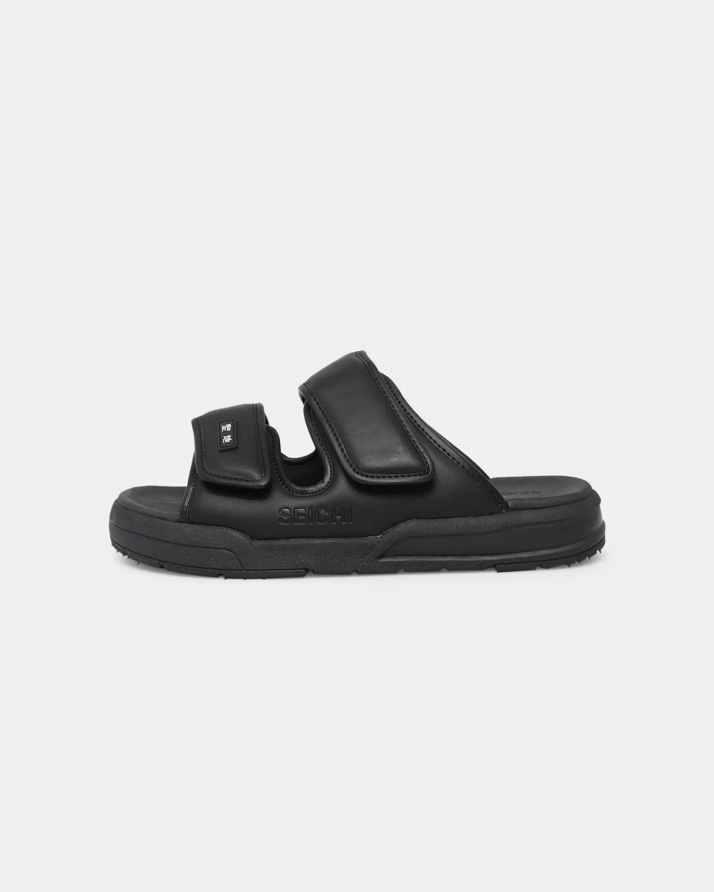 Seichi Senko Black/Black interesting Open-toe