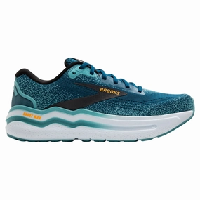 Speed Friendly Brooks Men's 110431 431 Ghost Max 2  Moroccan Blue Aqua Orange Pop Cushion Neutral Running Shoes