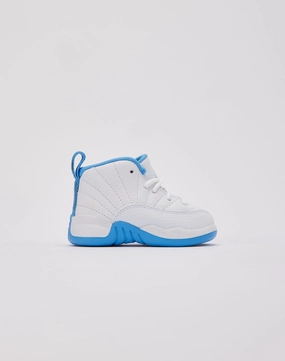 Compression EVA Jordan Air Jordan 12 Retro 'White and University Blue' Toddler
