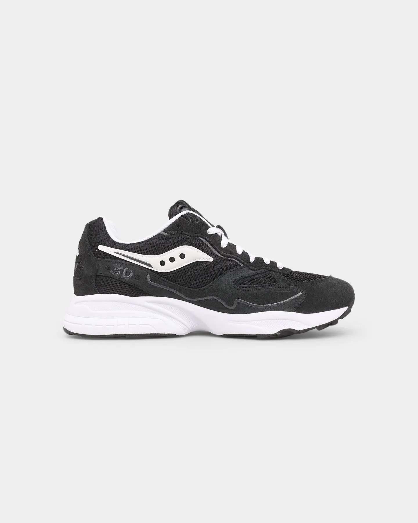 exact Saucony 3D Grid Hurricane Black/White