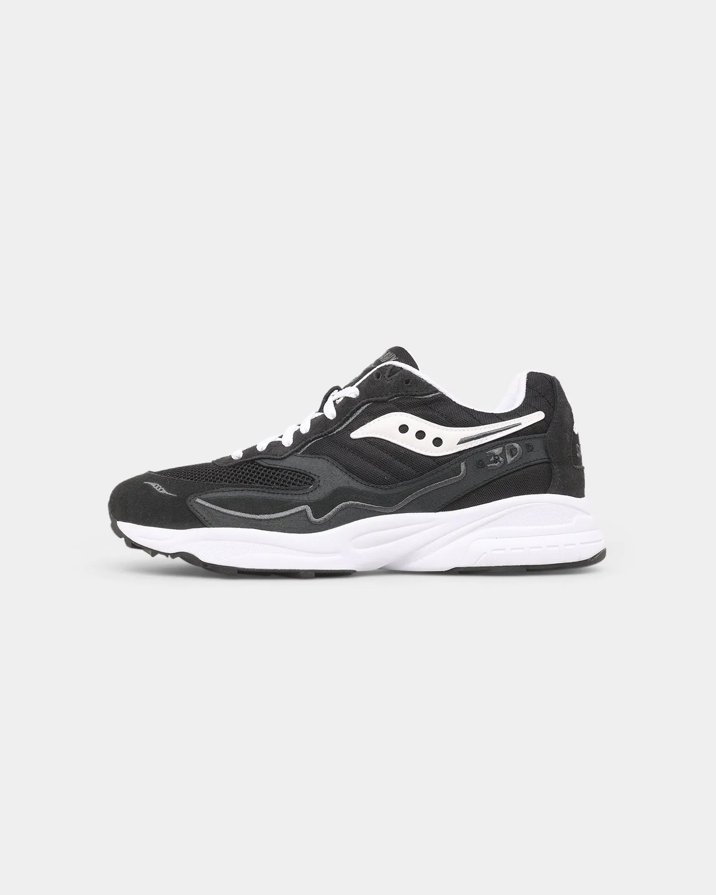 Outdoor shoes Saucony 3D Grid Hurricane Black/White