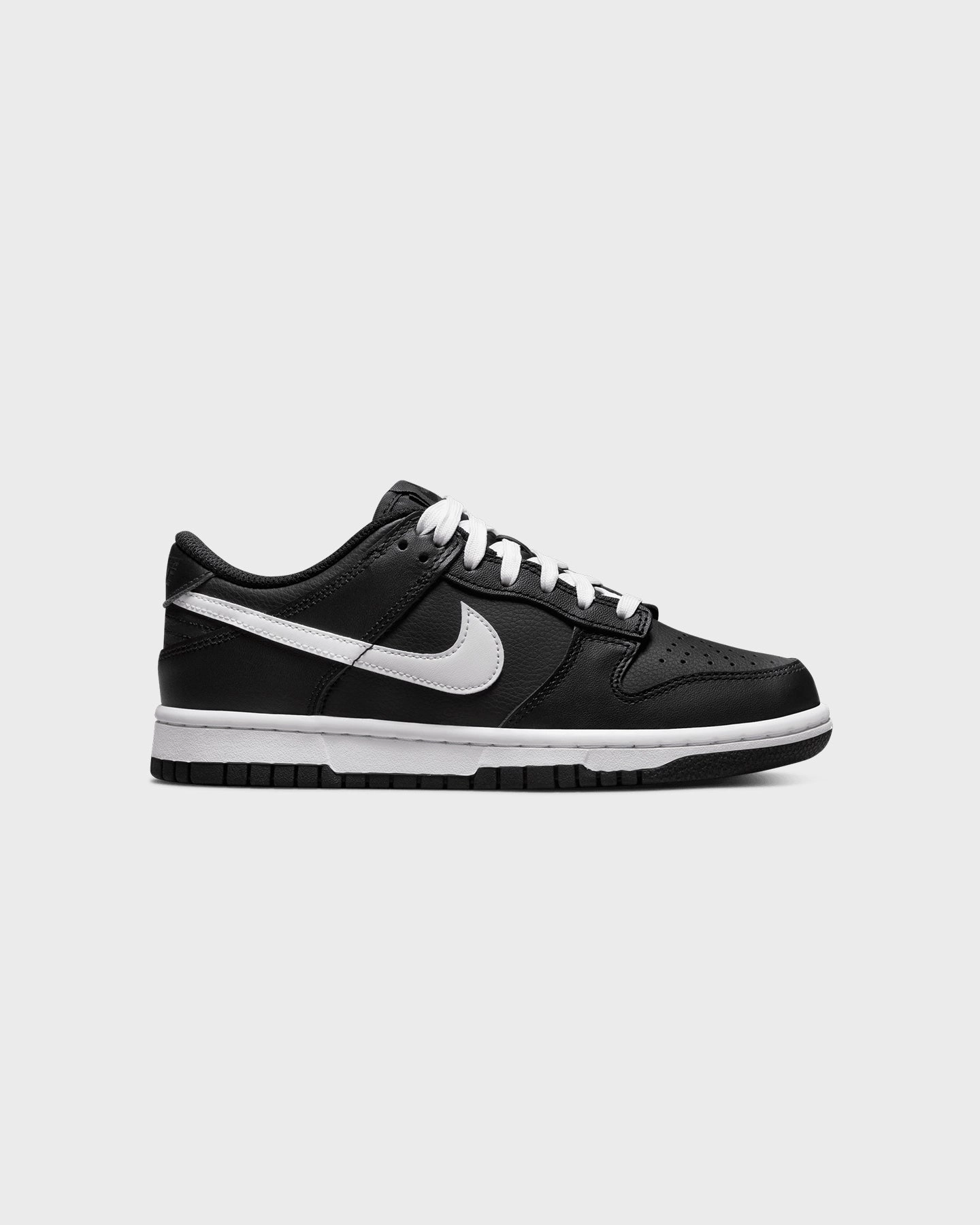 Nike Kids' Nike Dunk Low (GS) "Black White" Black/White Heel Lock Technology Comfortable fit