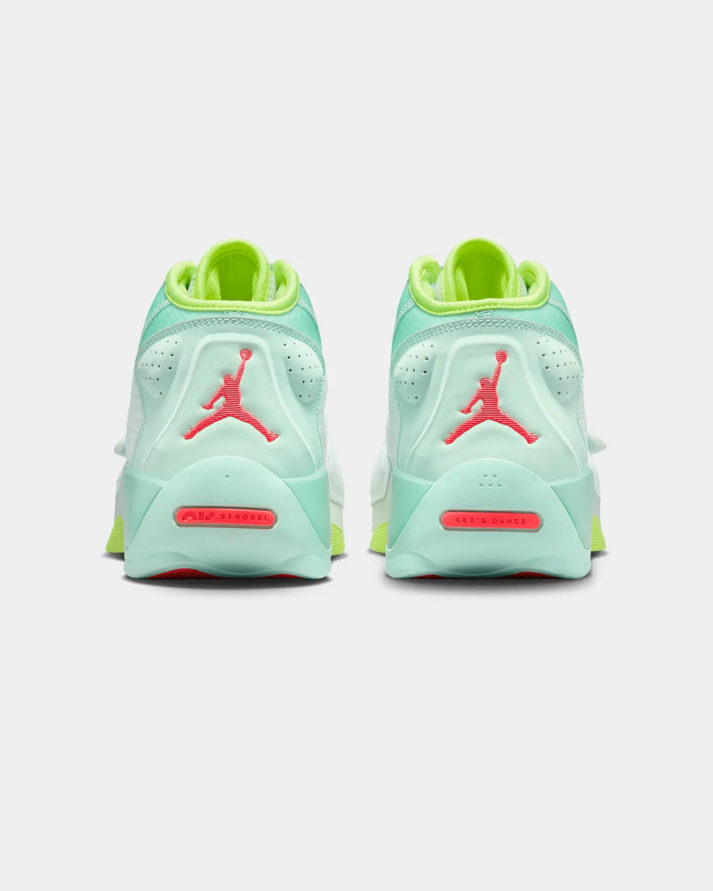 Jordan Zion 2 Barely Green/Flash Crimson-Volt Flexible Midsole Cushioning passionate runners