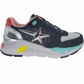 Quick Entry Skechers Women's 155465 Rovina Star Shoeters Casual Shoes