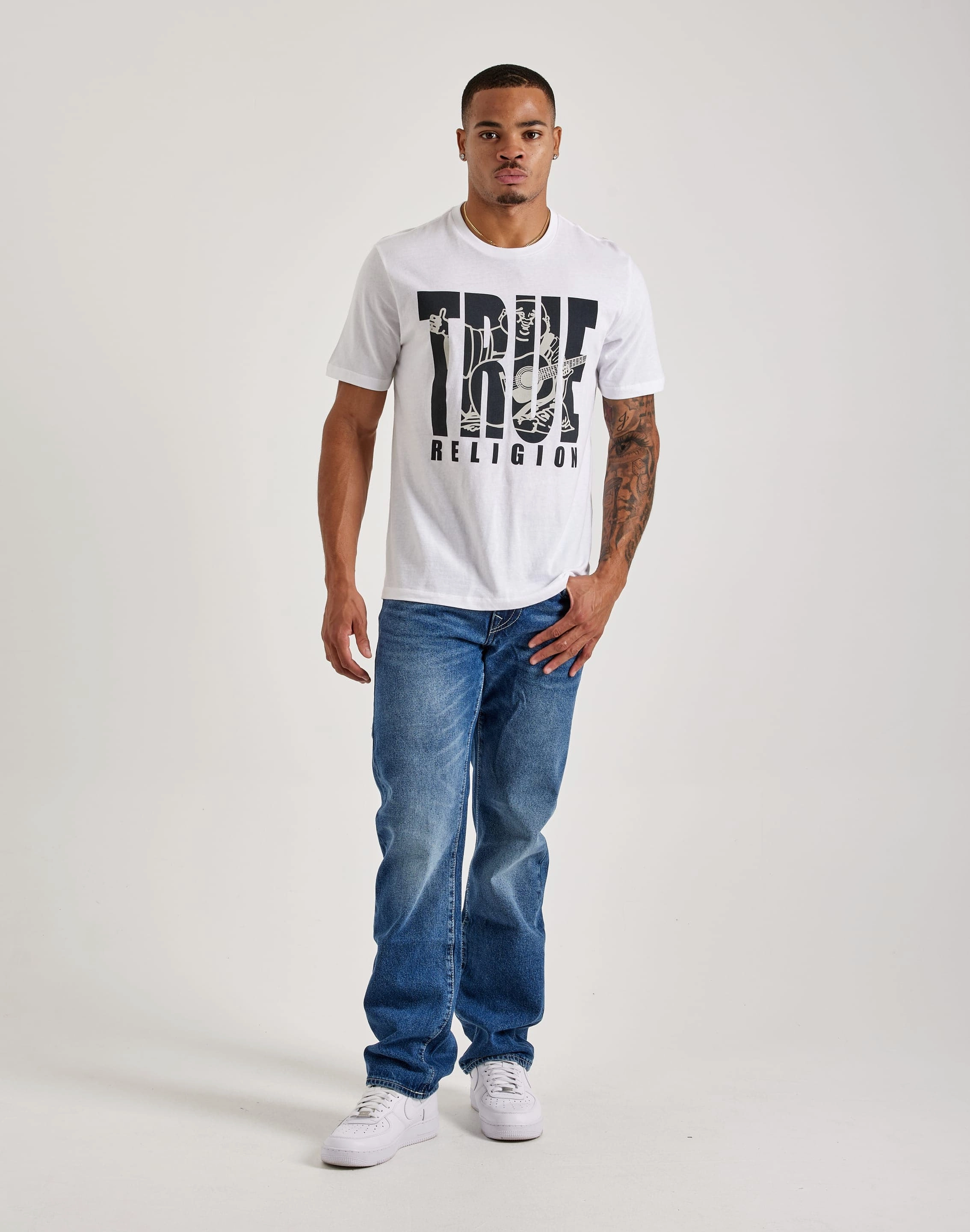 True Religion Buddha Tee Ultra-soft performance