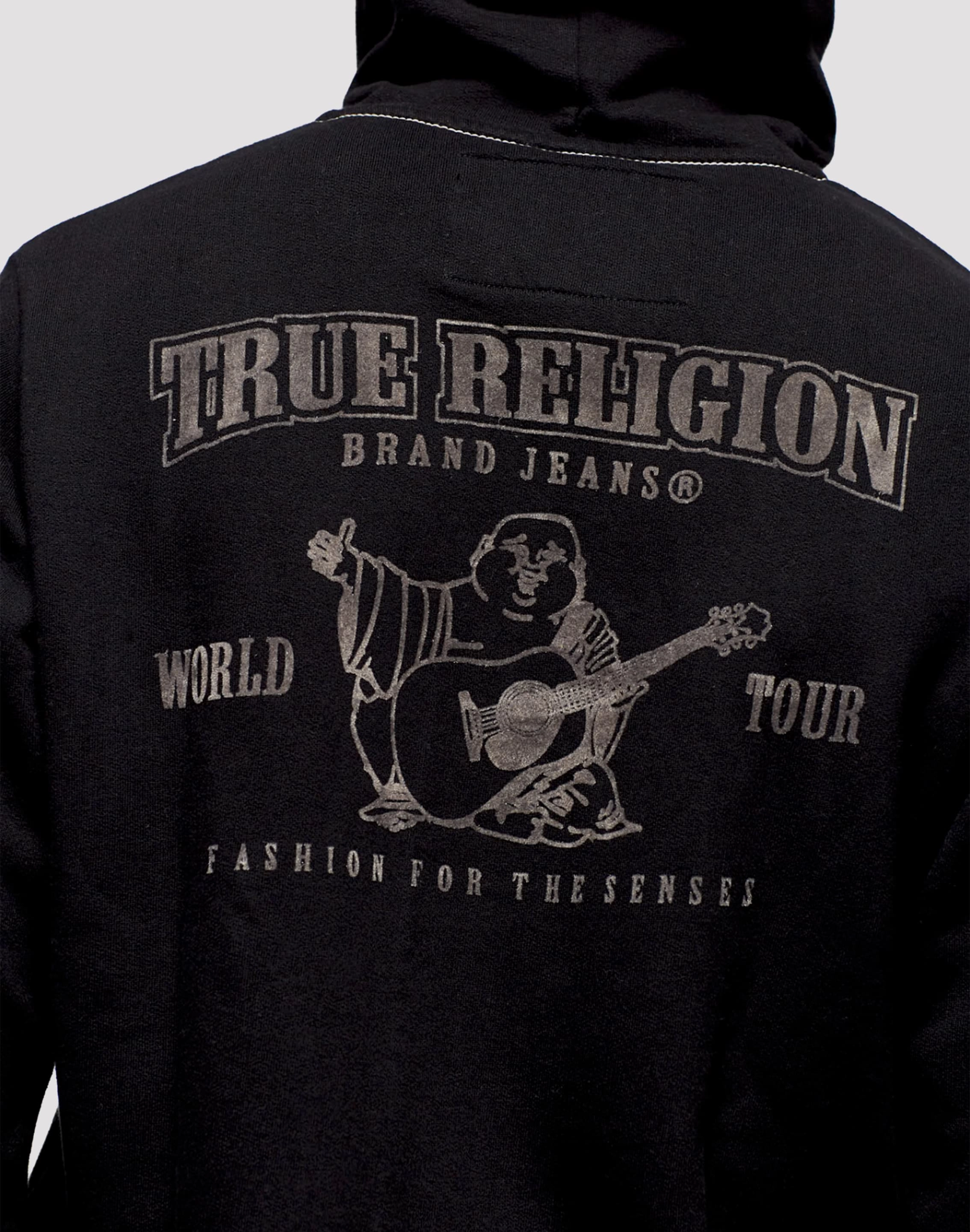 cycling equipment True Religion Classic Logo Zip Hoodie