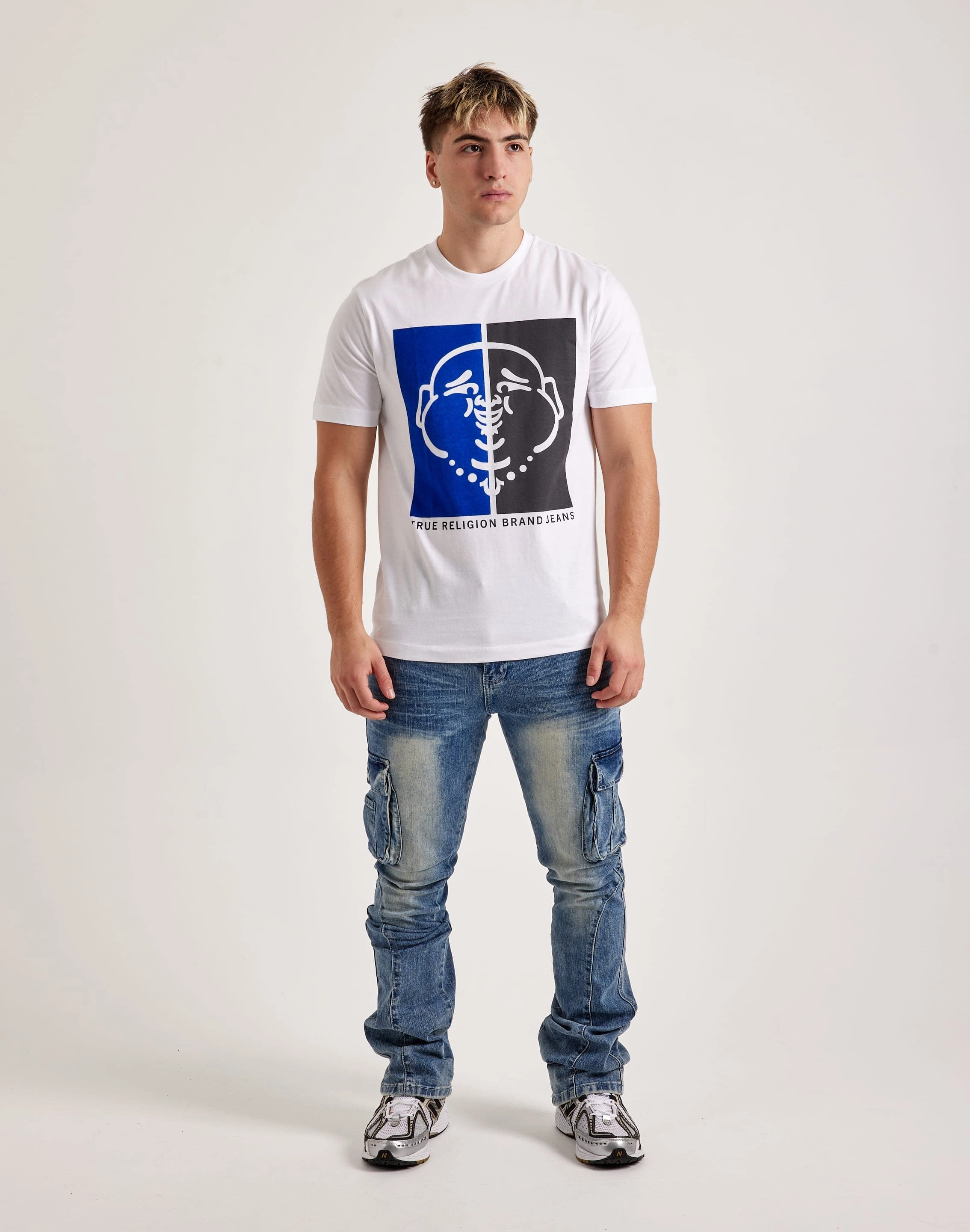 True Religion Half Face Buddha Tee Tourist