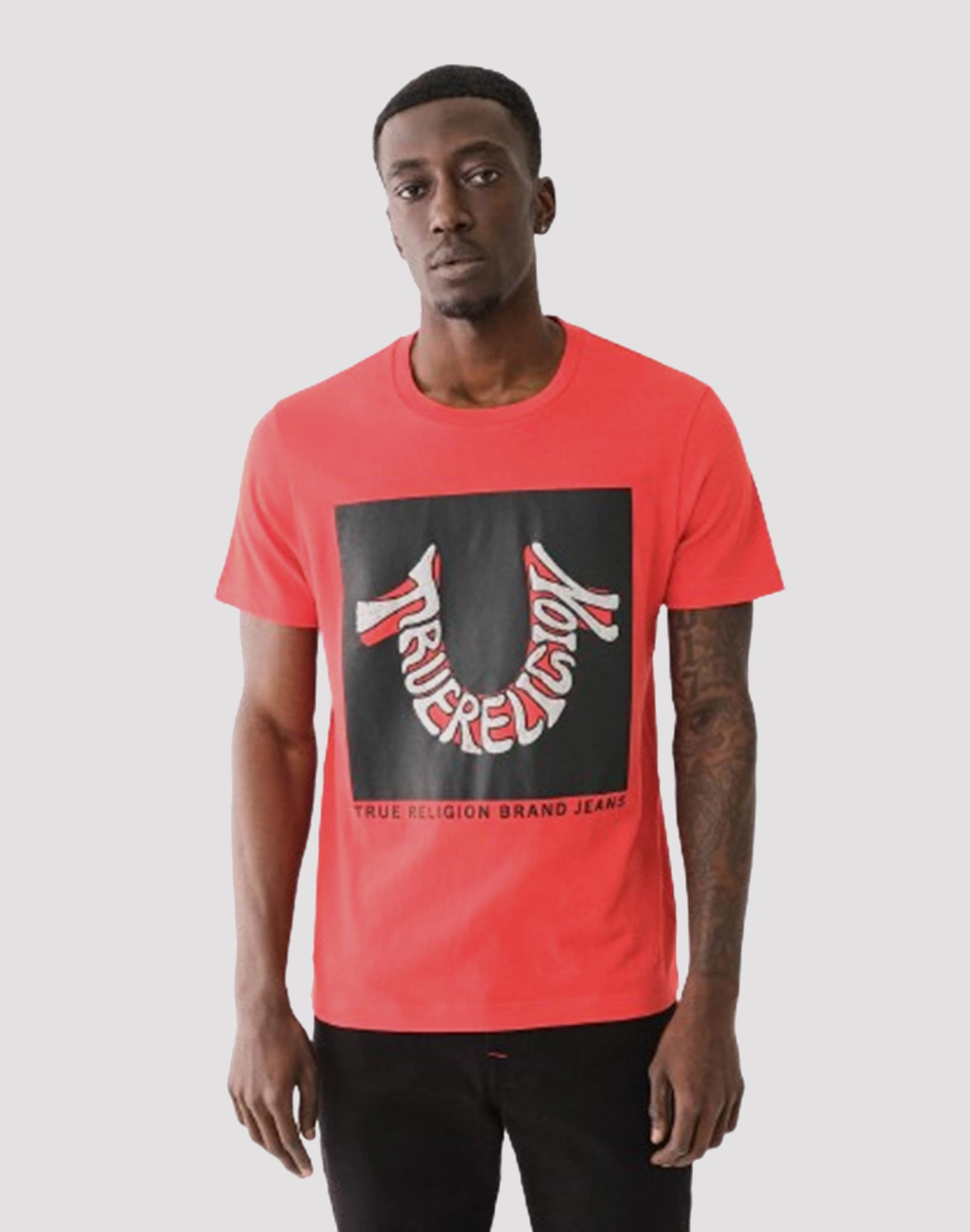 most travel True Religion Warped Logo Tee