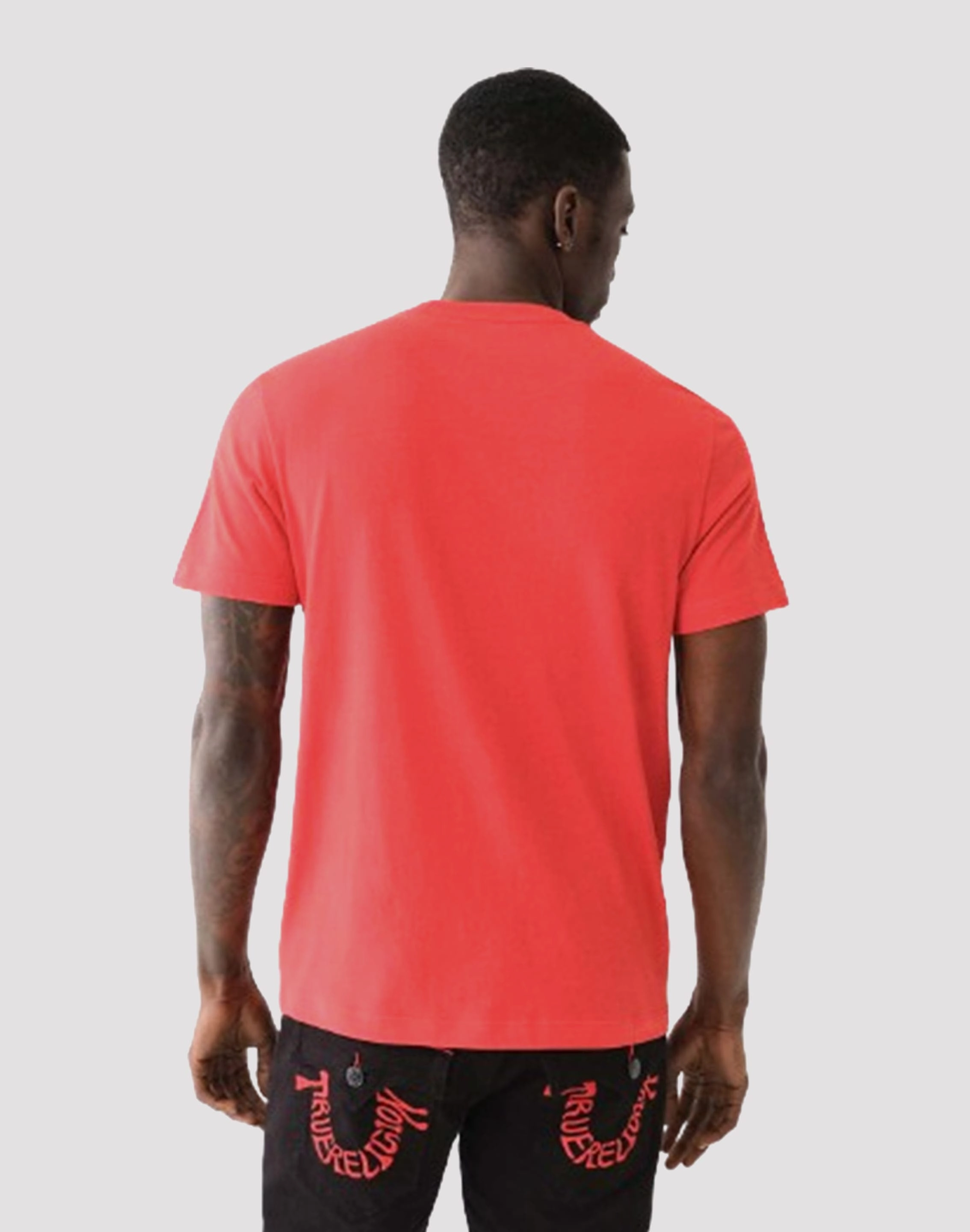 True Religion Warped Logo Tee smoothest Plush Fit