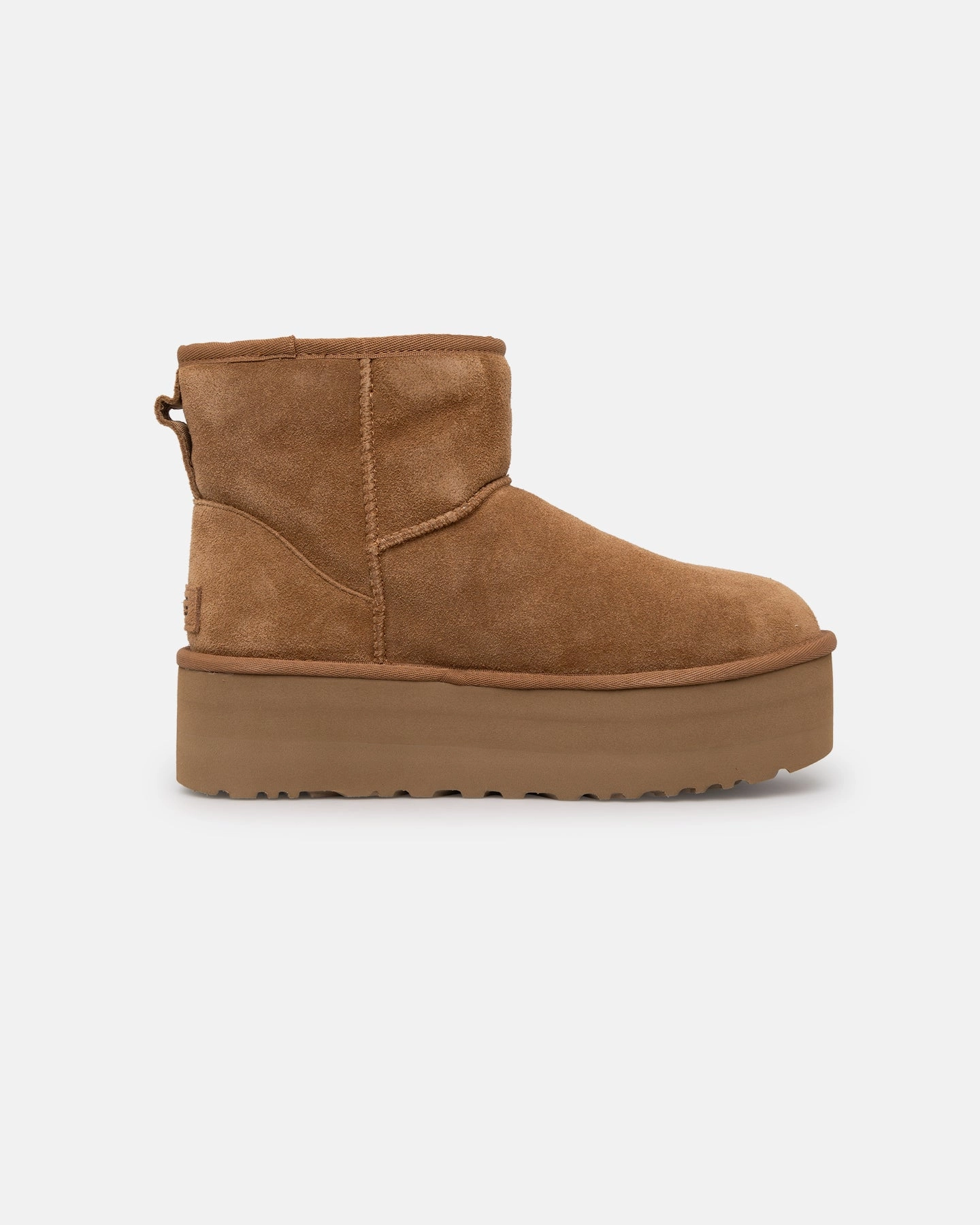 Energy Return Technology Ugg Boots Women's Classic Mini Platform Chestnut