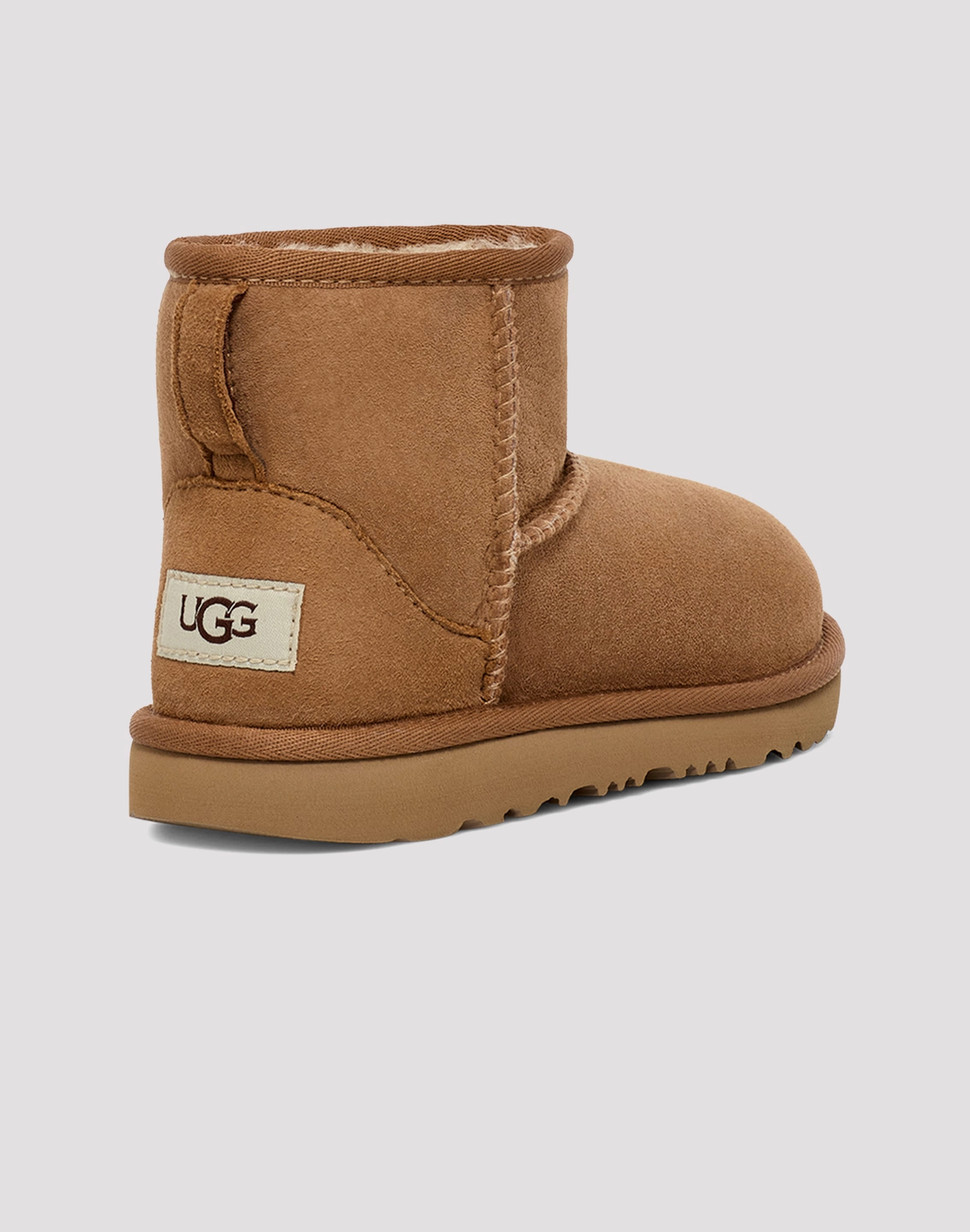 UGG Classic Mini II Preschool Girls' "Chestnut" Boot Canvas